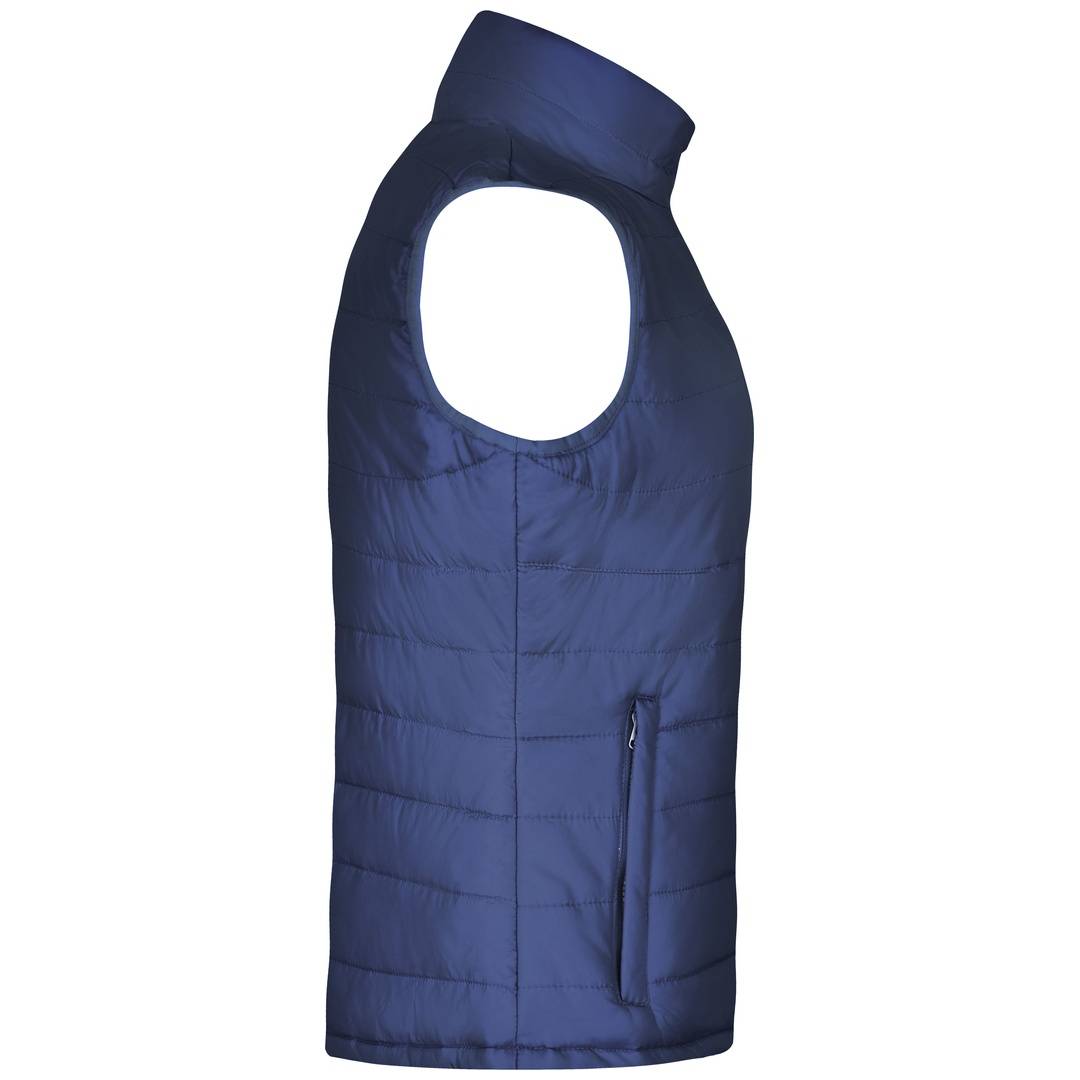 James & Nicholson leichte, wattierte Damensteppweste JN1135 Gr. L navy