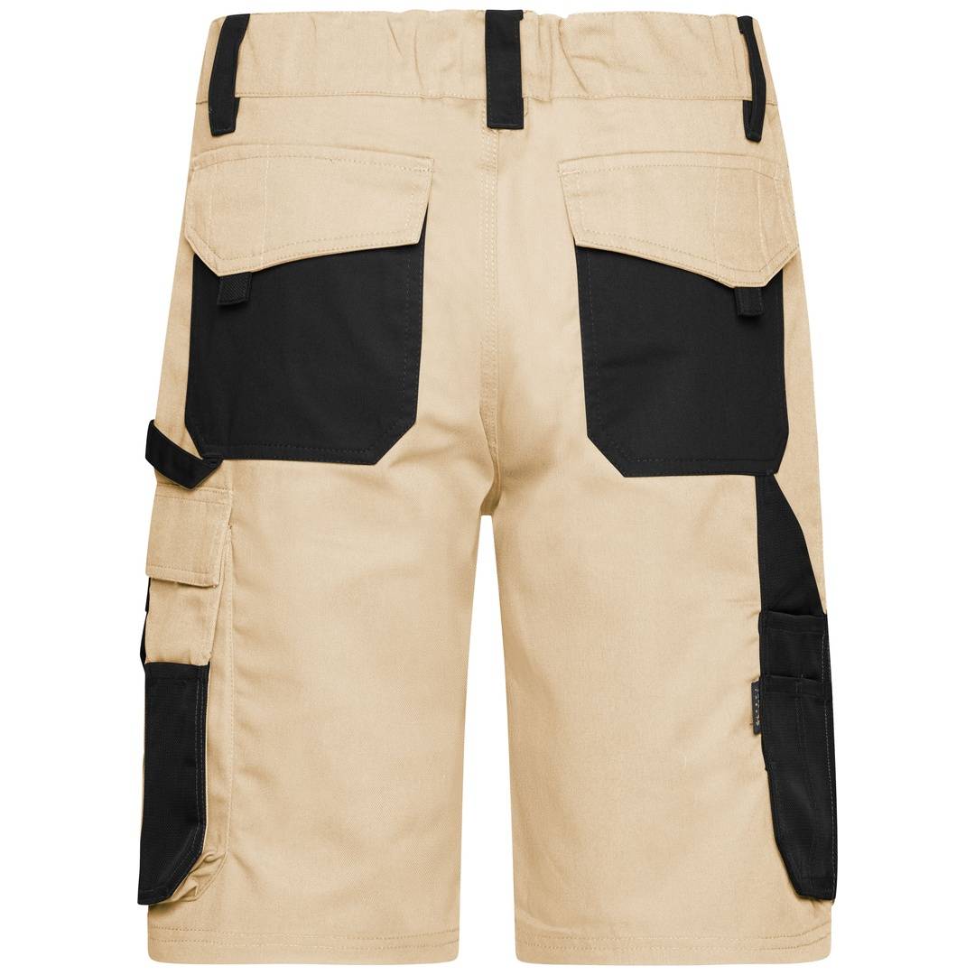 James &amp; Nicholson Workwear Bermuda JN835 Gr. 56 stone/black