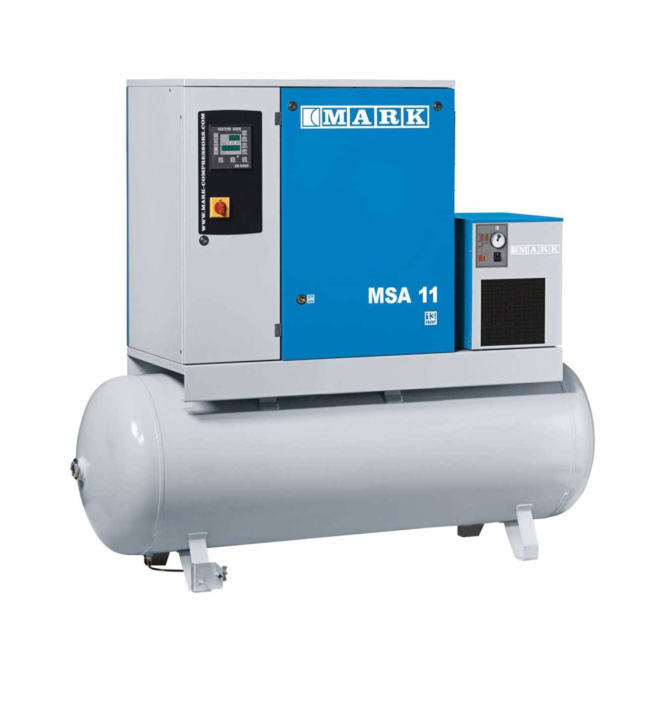 MARK Schraubenkompressor MSA 15-270 DF, 400V, 15kW, 10bar, 270l, 1790l/min