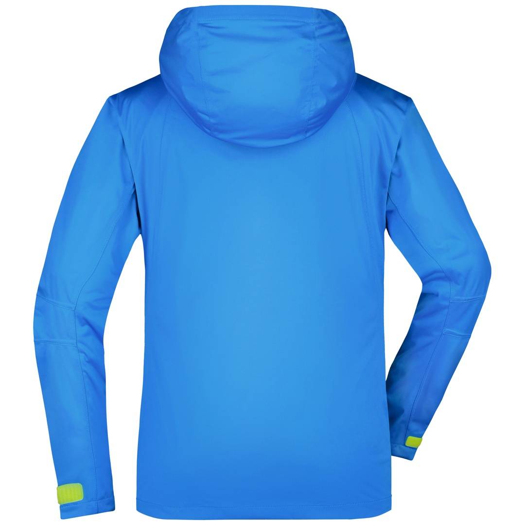 James & Nicholson Ultraleichte Softshelljacke Damen JN1097 Gr. M aqua/acid-yellow