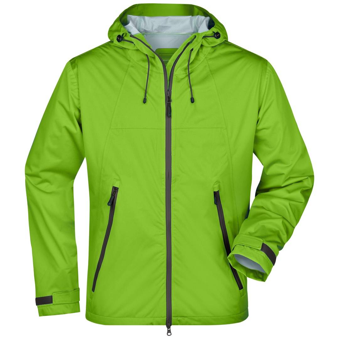 James & Nicholson Ultraleichte Softshelljacke Herren JN1098 Gr. 3XL spring-green/iron-grey