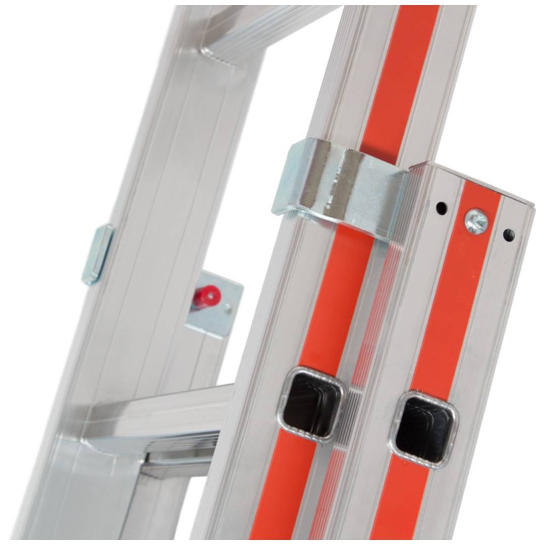 Hymer Schiebeleiter zweiteilig 2x16 Sprossen AH 8,48m