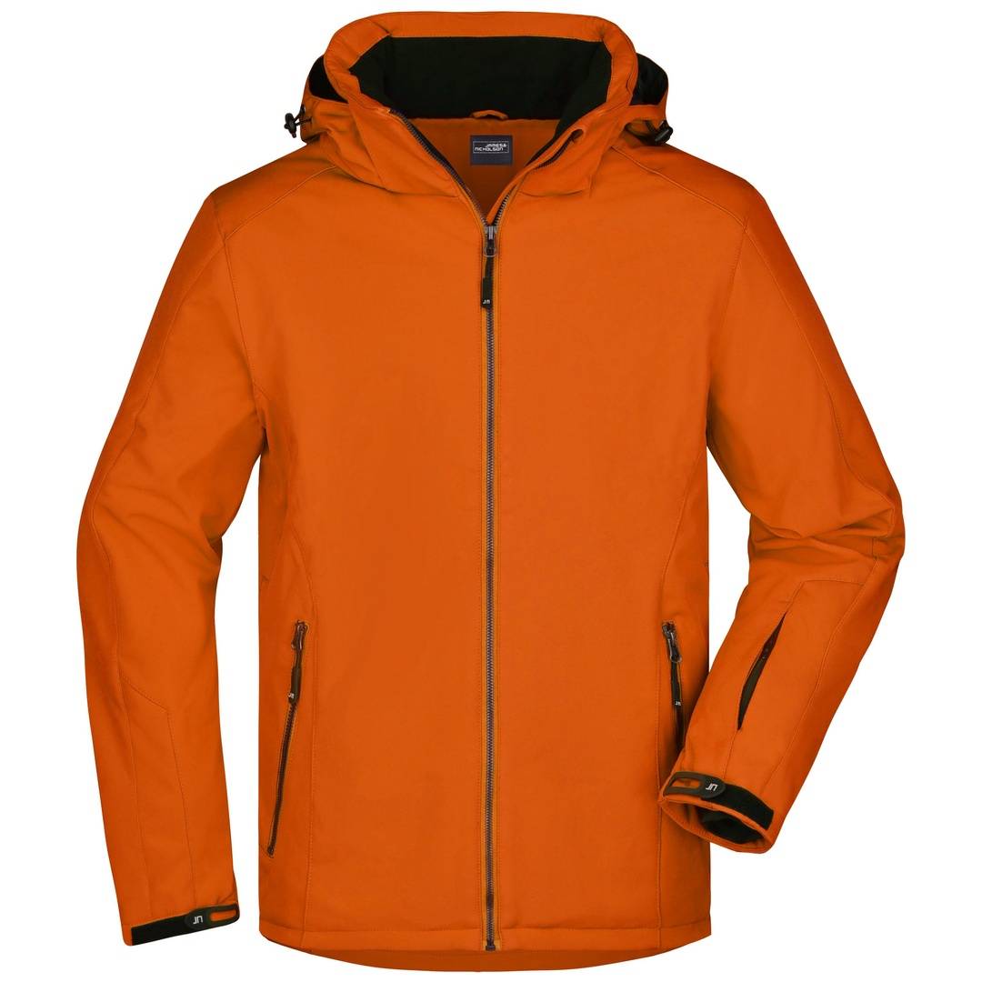 James & Nicholson Wintersport Jacke Herren JN1054 Gr. 2XL dark-orange