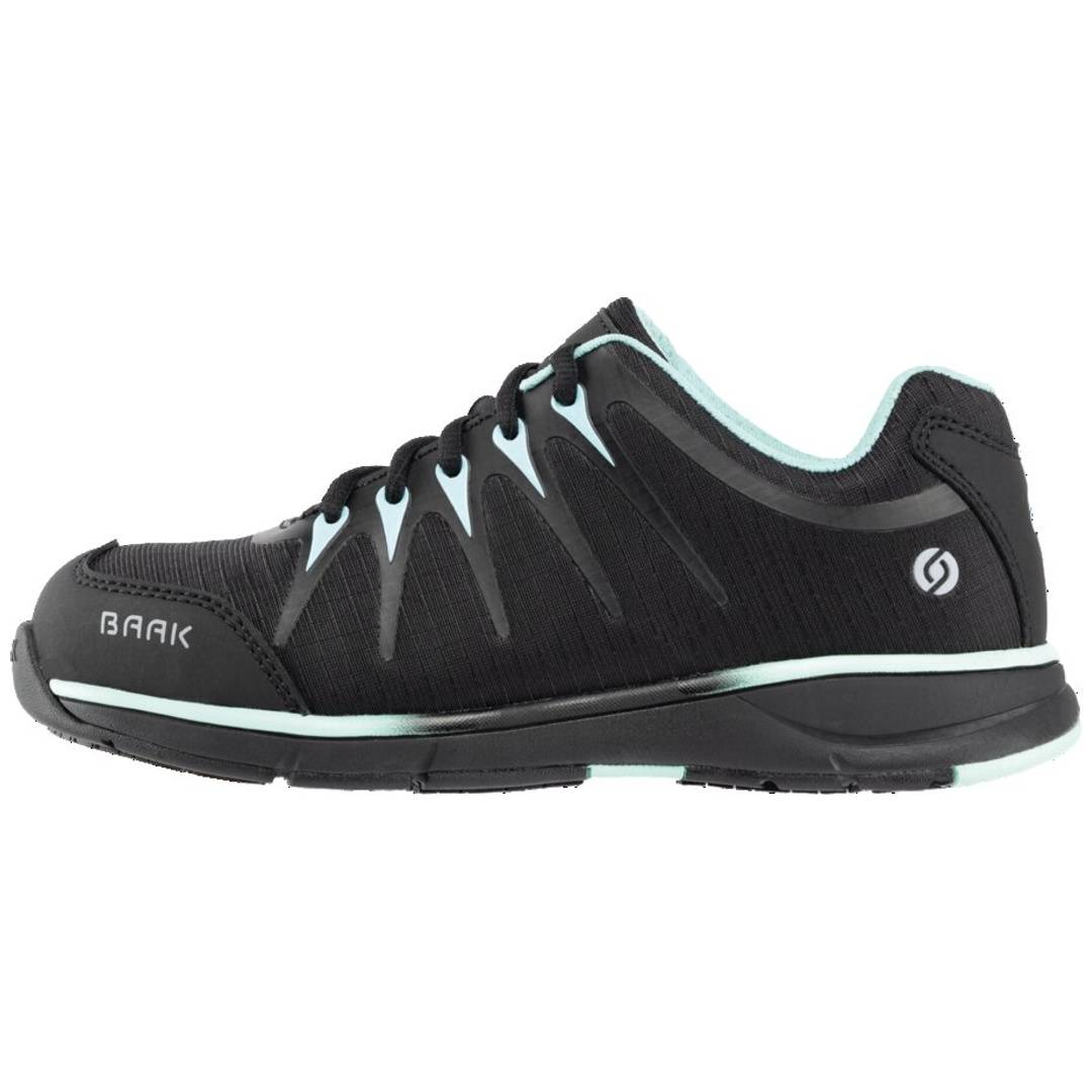 BAAK 3218-36 Damensicherheitsschuh Svea Größe 36 W. 10 schwarz/türkis S3 SRC ESD