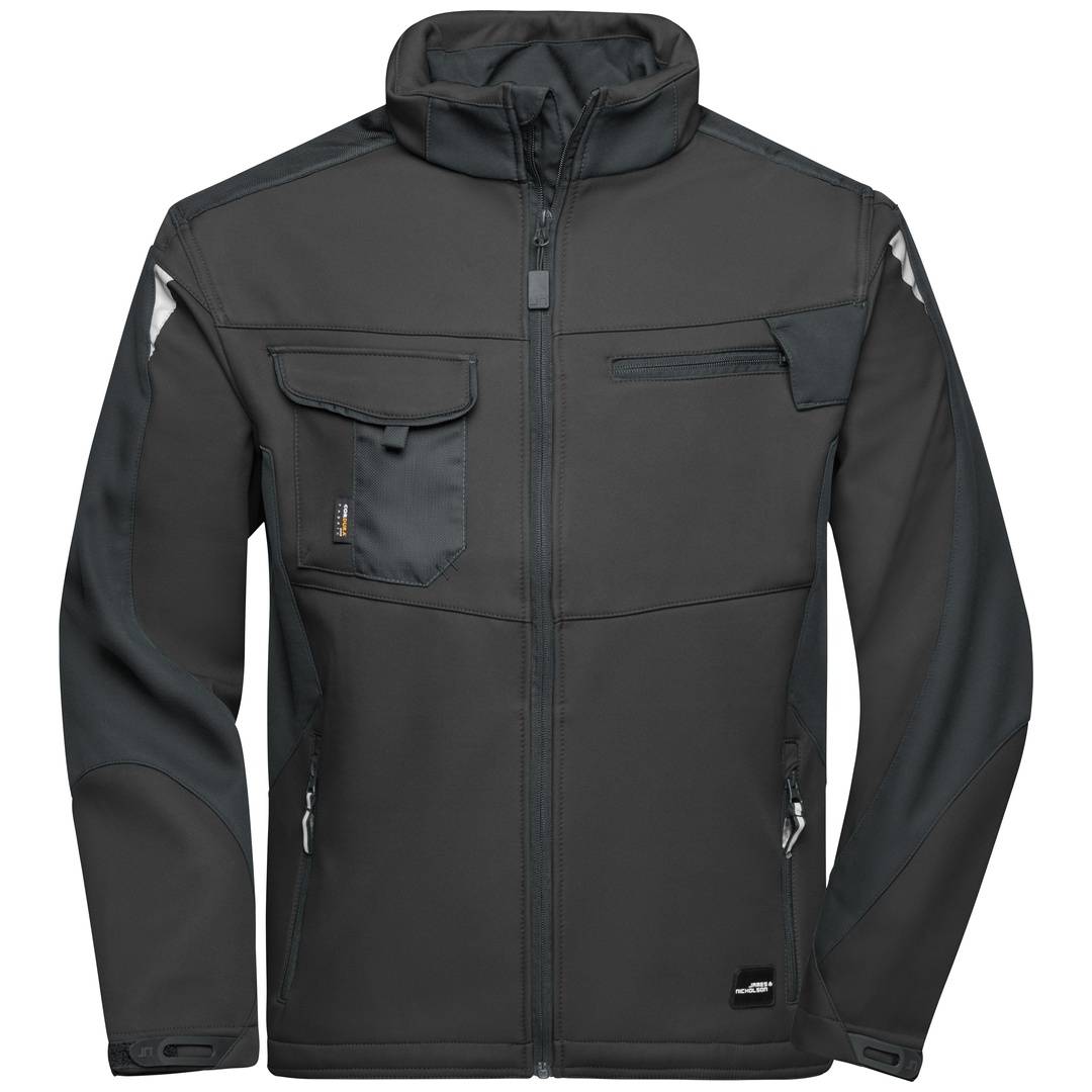 James & Nicholson Professionelle Softshelljacke JN844 Gr. M black