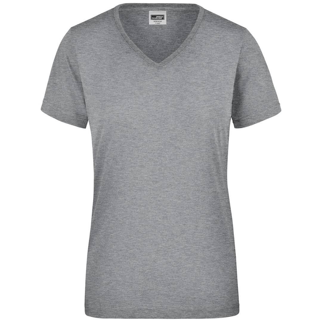 James & Nicholson T-Shirt Damen JN837 Gr. 2XL grey-heather
