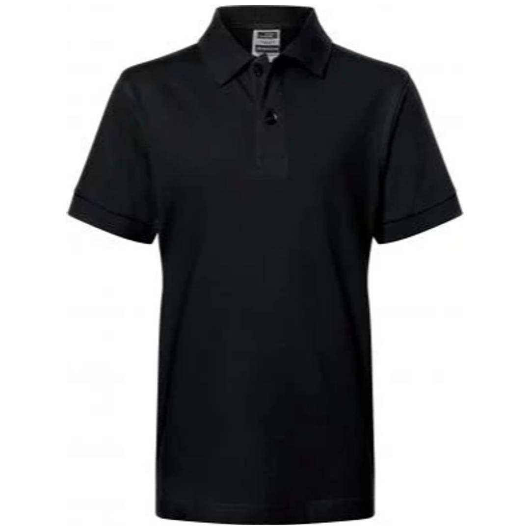 James & Nicholson Poloshirt Kinder JN070K Gr. S-110/116 black