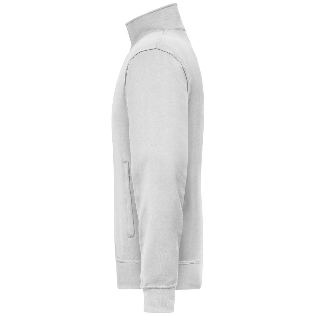 James & Nicholson Sweatjacke JN836 Gr. XXL white