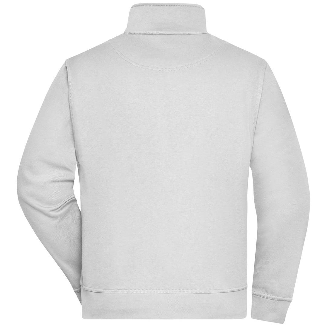 James & Nicholson Sweatjacke JN836 Gr. XXL white