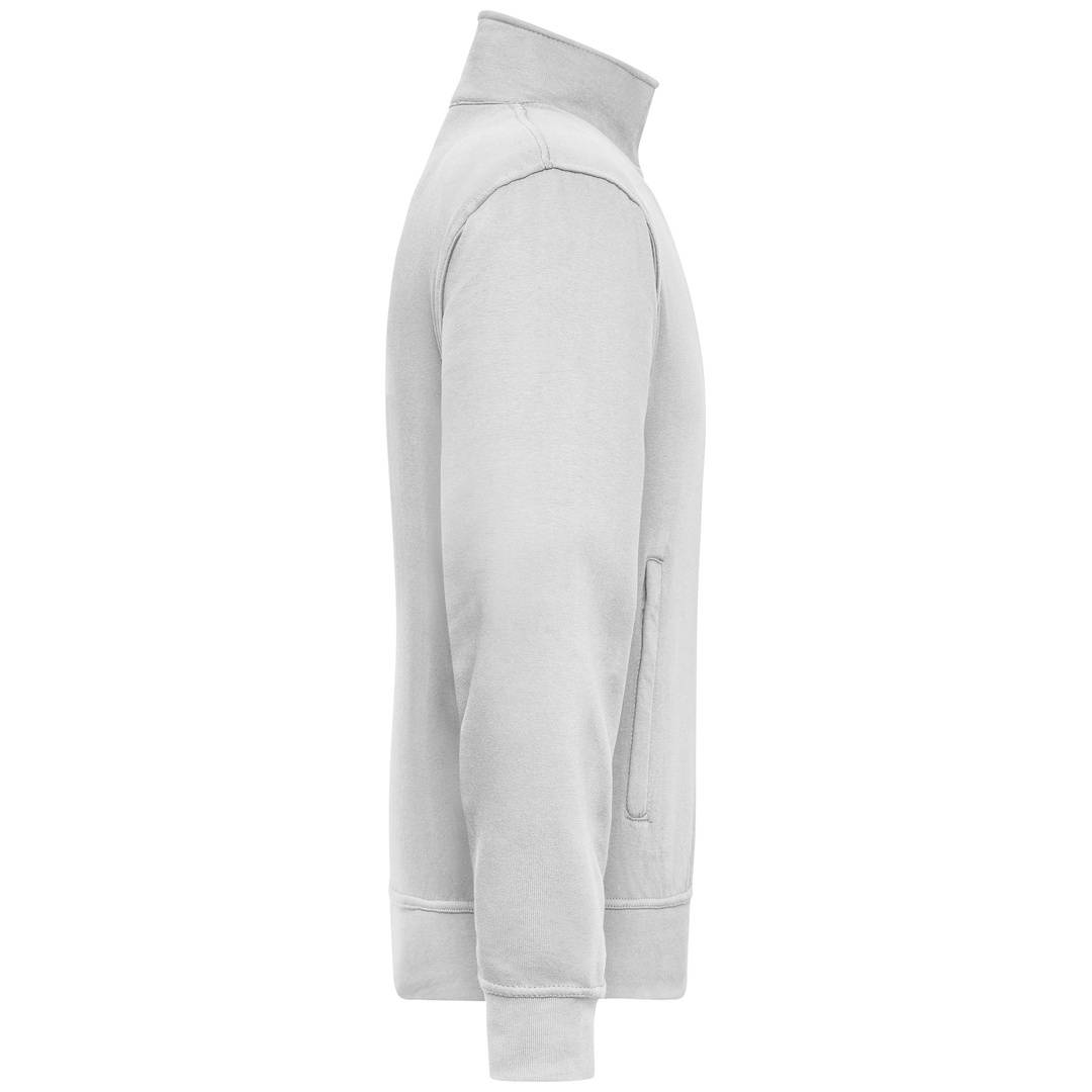 James & Nicholson Sweatjacke JN836 Gr. XXL white