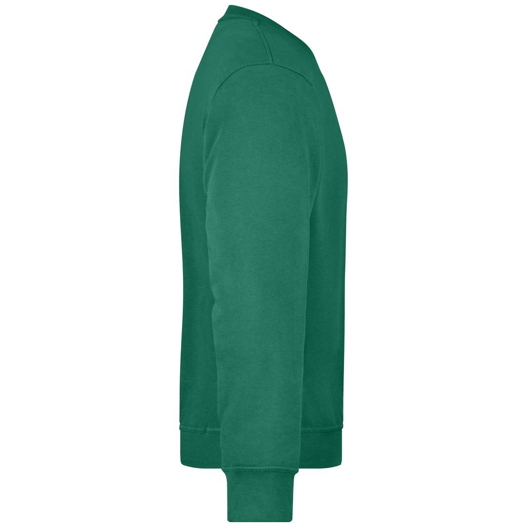 James & Nicholson Klassisches Rundhals-Sweatshirt JN840, Gr. 3XL dark-green