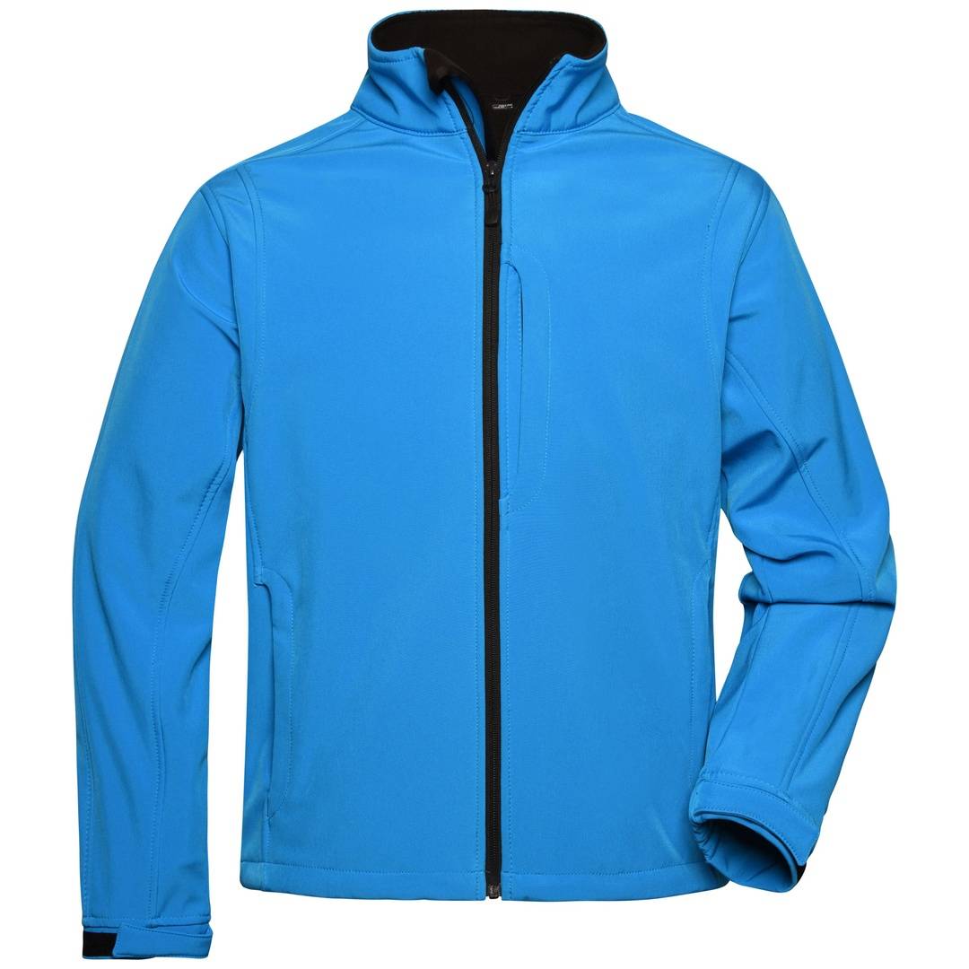 James & Nicholson Softshell Jacke Herren JN135 Gr. L aqua
