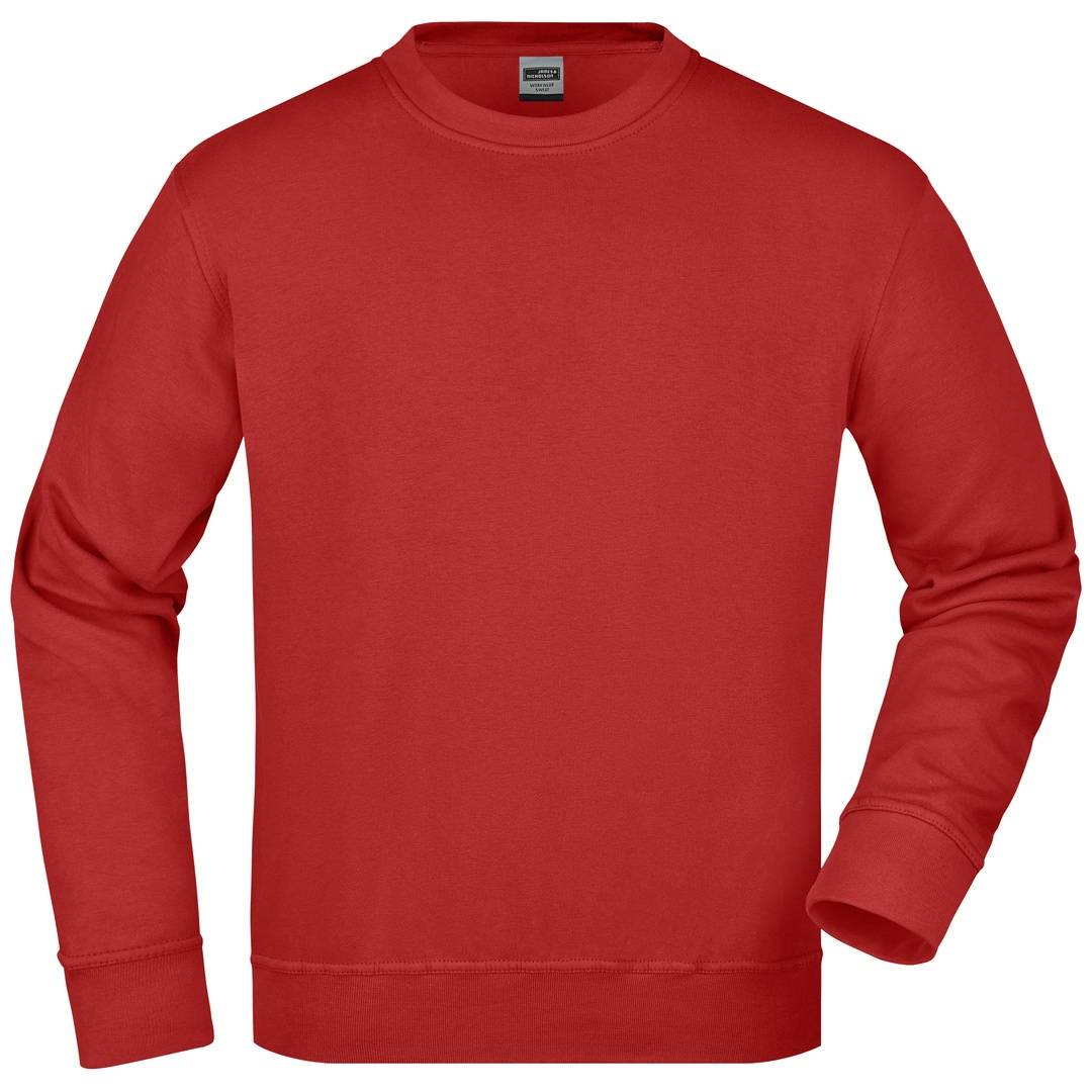 James & Nicholson Klassisches Rundhals-Sweatshirt JN840, Gr. 5XL wine