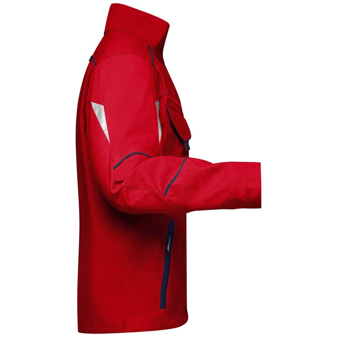 James & Nicholson Funktionelle Jacke JN849 Gr. 2XL red/navy