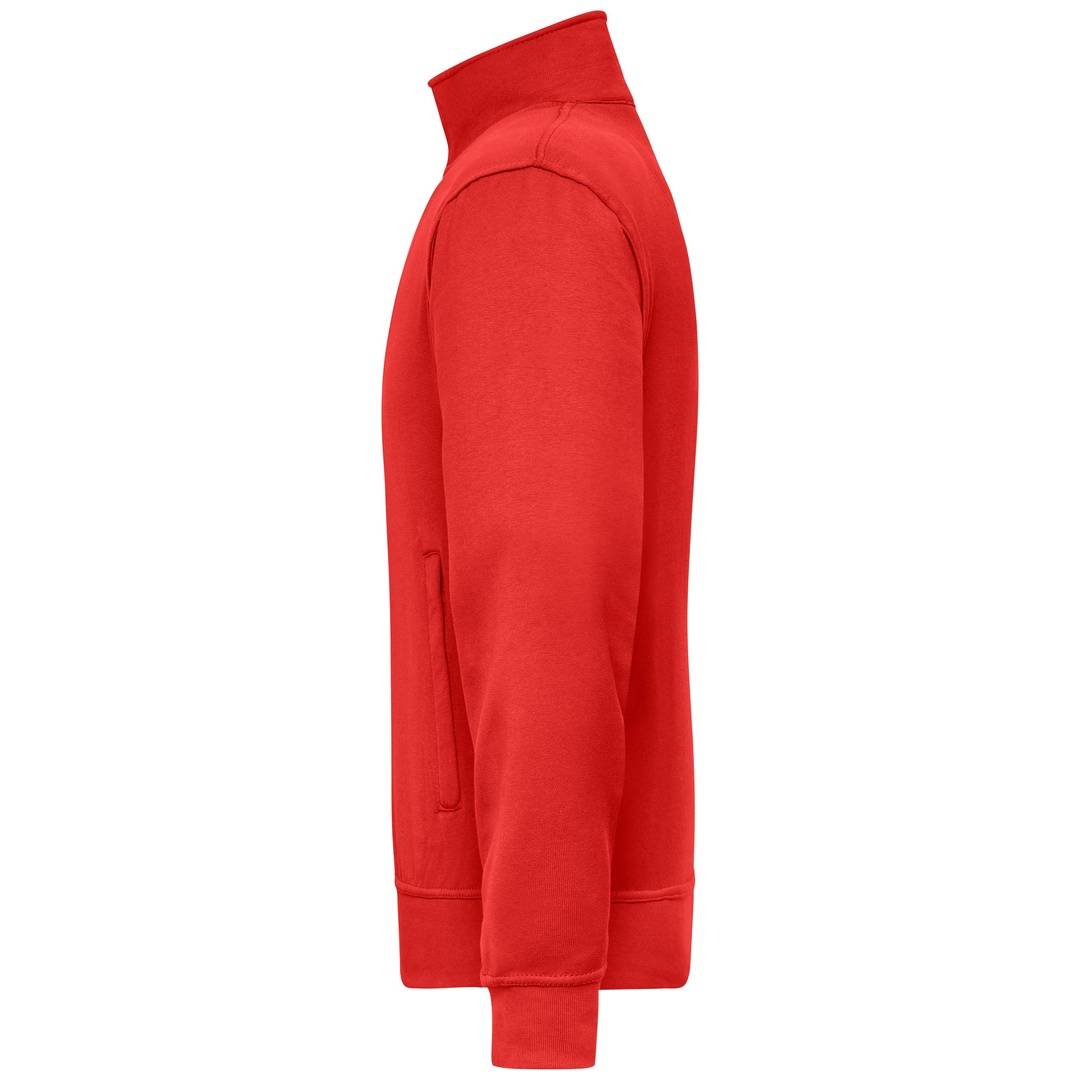 James & Nicholson Sweatjacke JN836 Gr. S red