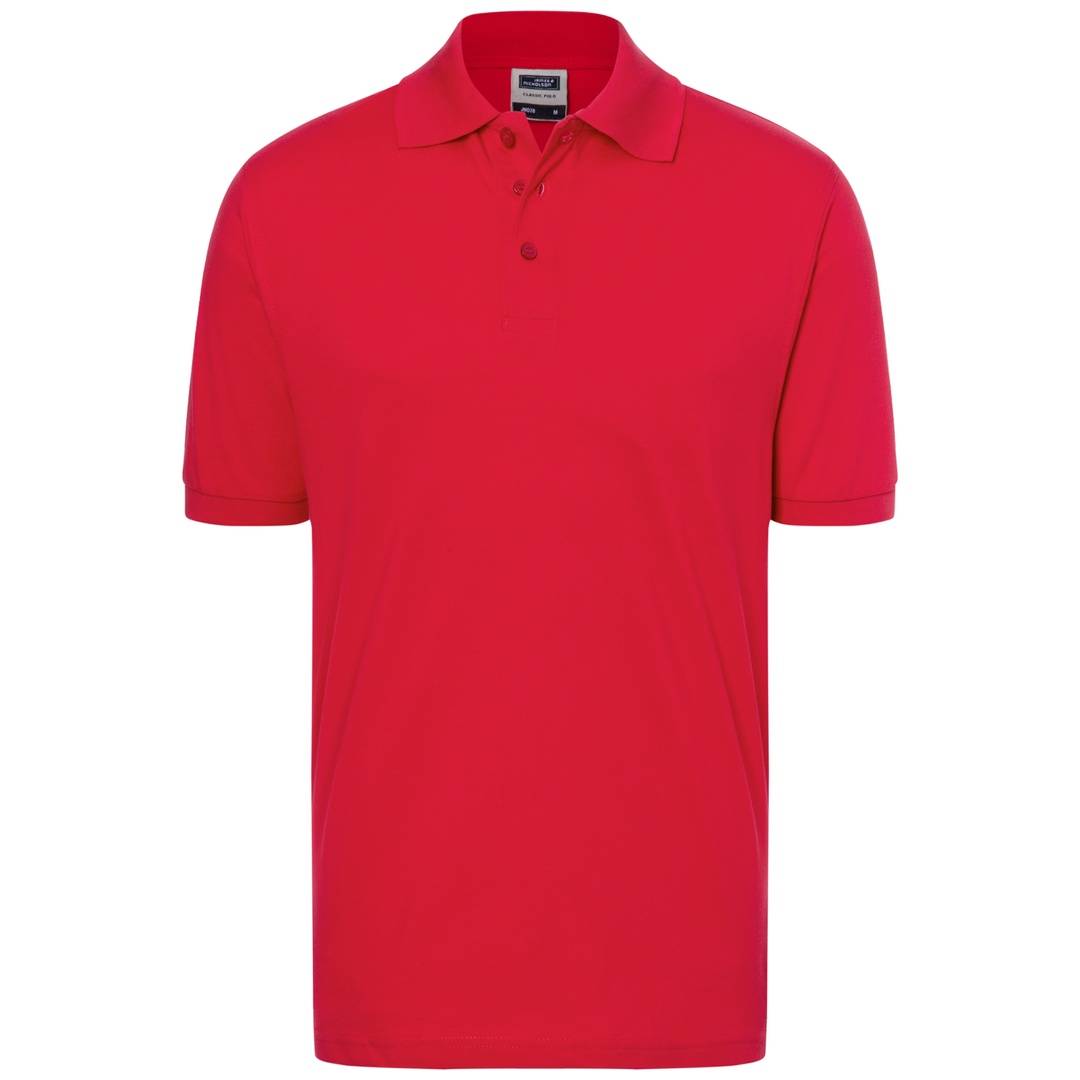 James & Nicholson Poloshirt Herren JN070 Gr. 2XL red