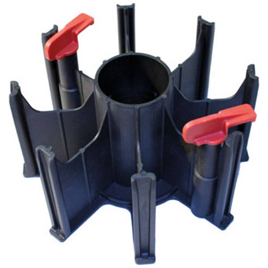 Spulenadapter f.Drahtrolle 15kg 8-armig m.Knebel ELMAG