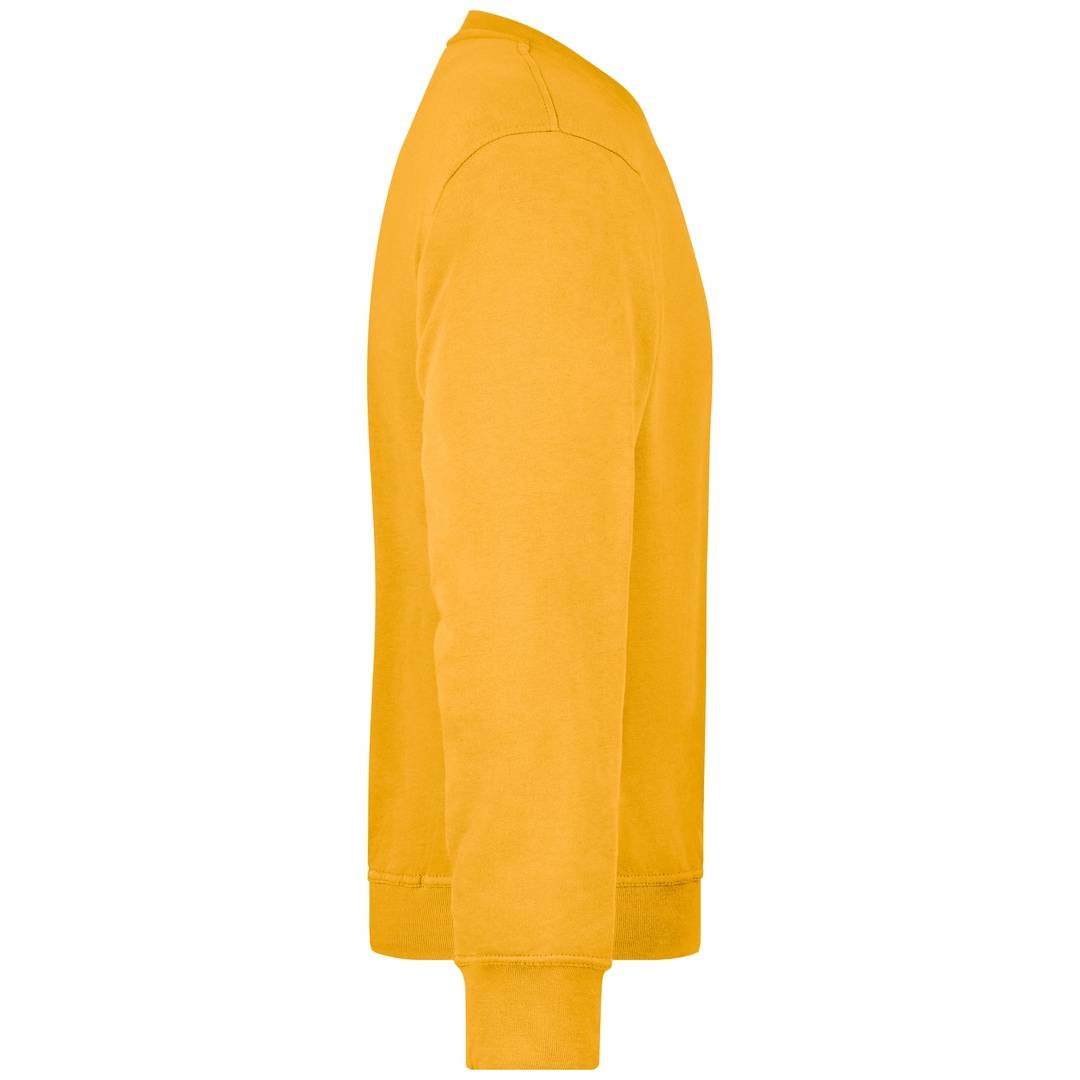 James & Nicholson Klassisches Rundhals-Sweatshirt JN840, Gr. 6XL gold-yellow