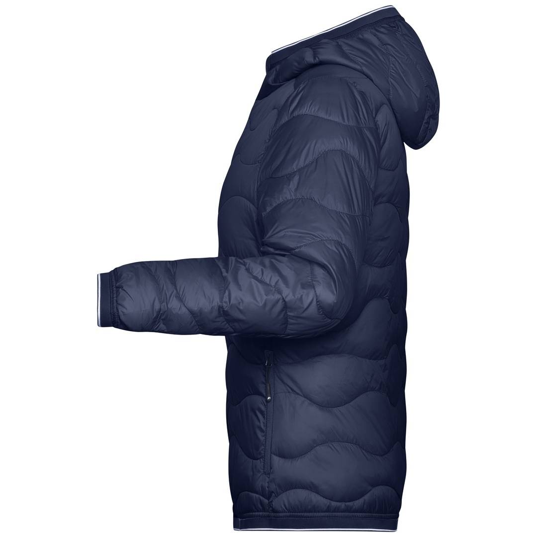 James &amp; Nicholson Steppjacke mit Wattierung Damen JN1155 Gr. 2XL navy/silber