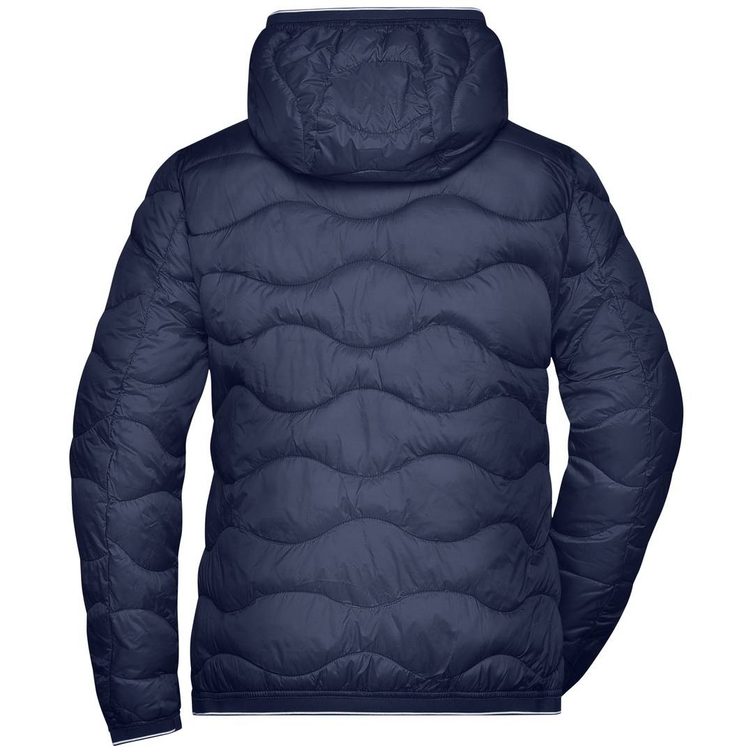 James &amp; Nicholson Steppjacke mit Wattierung Damen JN1155 Gr. 2XL navy/silber