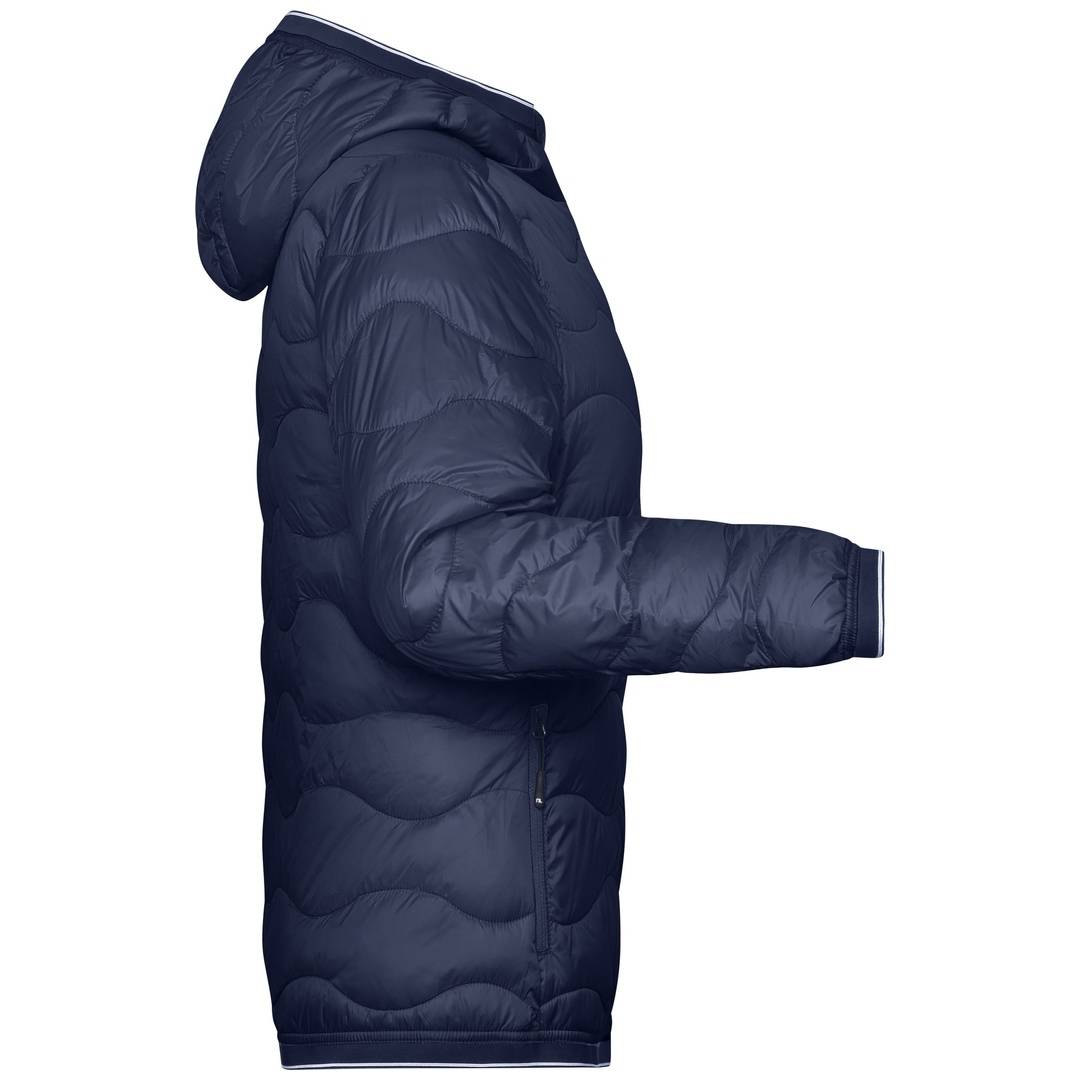 James &amp; Nicholson Steppjacke mit Wattierung Damen JN1155 Gr. 2XL navy/silber