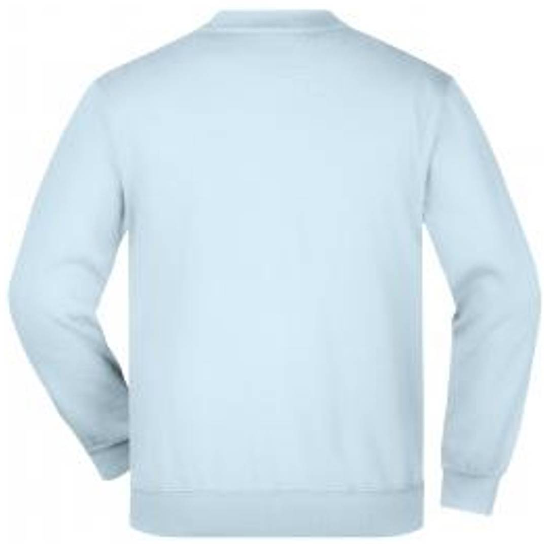 James & Nicholson Klassisches Komfort Rundhals-Sweatshirt Kinder JN040K Gr. XS-104 light-blue