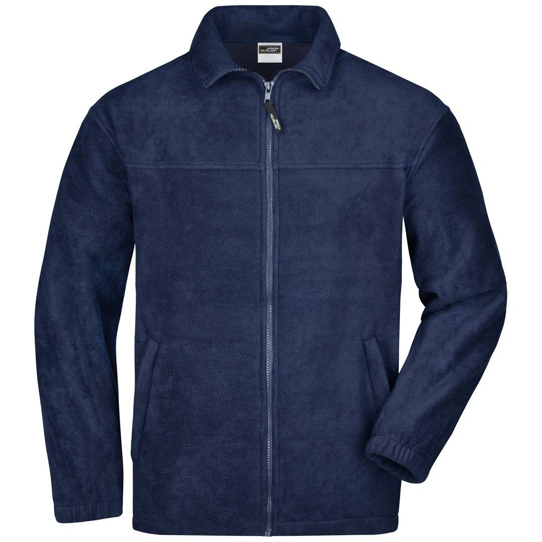 James & Nicholson Full-Zip Herren Fleecejacke JN044 Gr. S navy