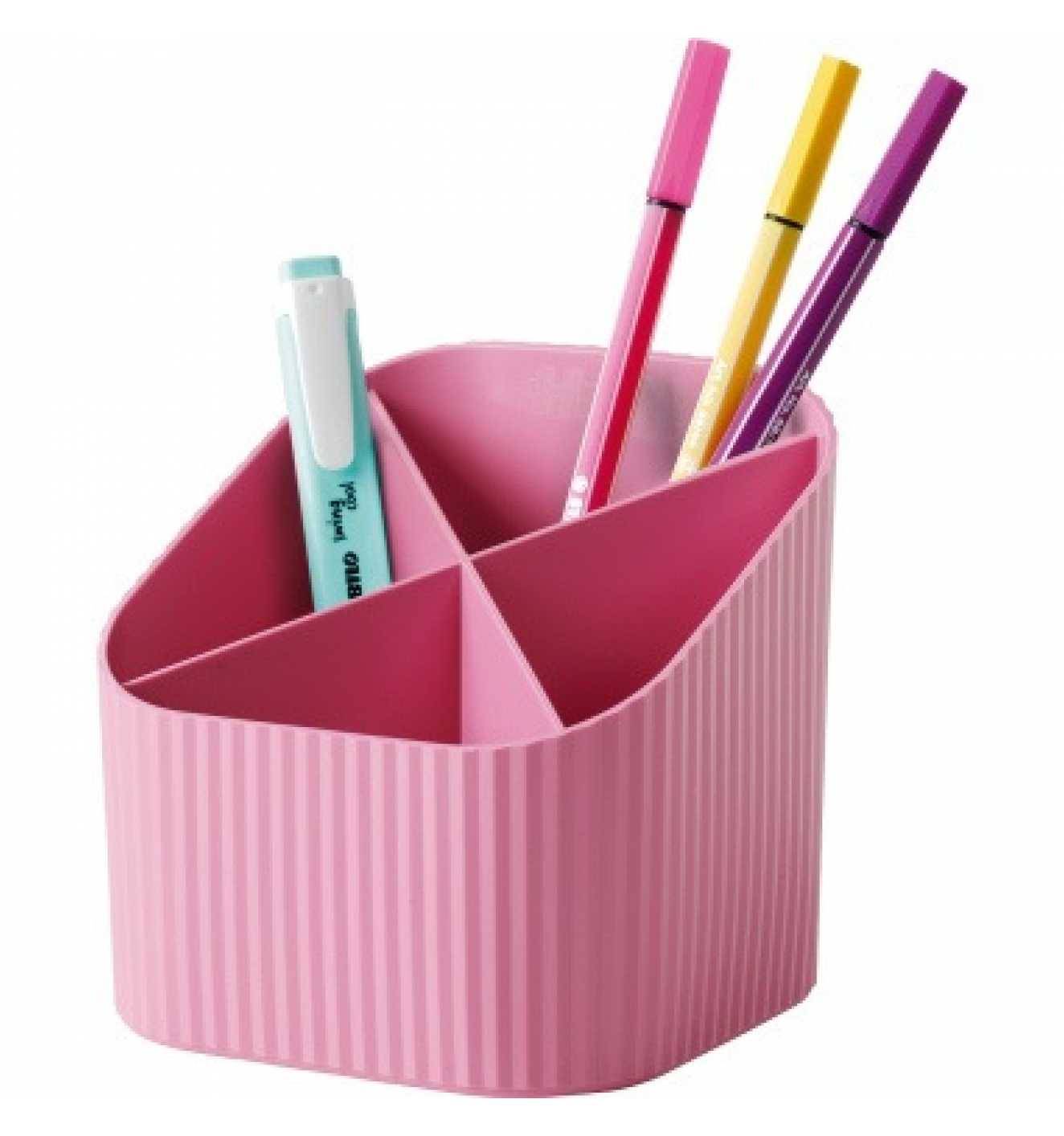 HAN Schreibtischköcher Re-X-LOOP 17238-956 4Fächer RC rosa