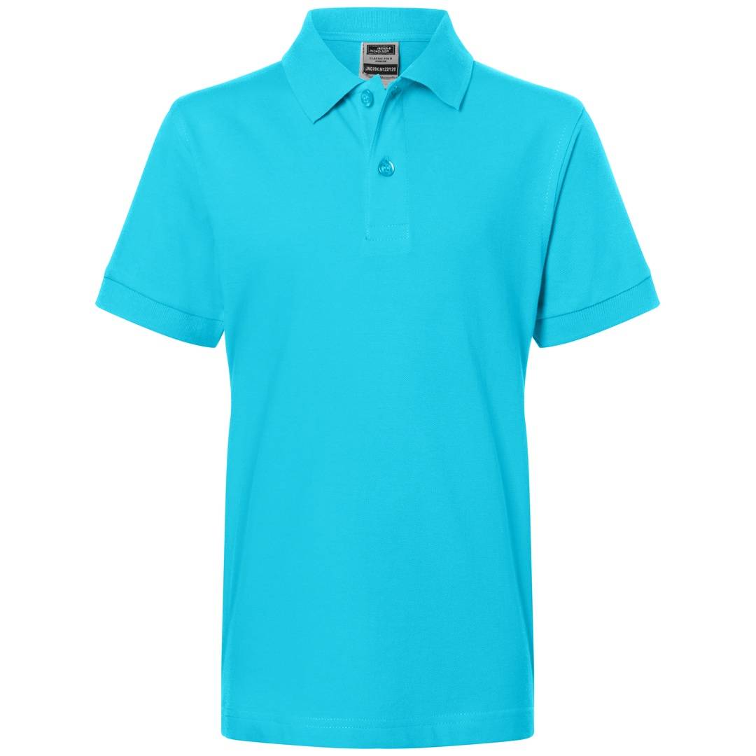 James & Nicholson Poloshirt Kinder JN070K Gr. S-110/116 pacific