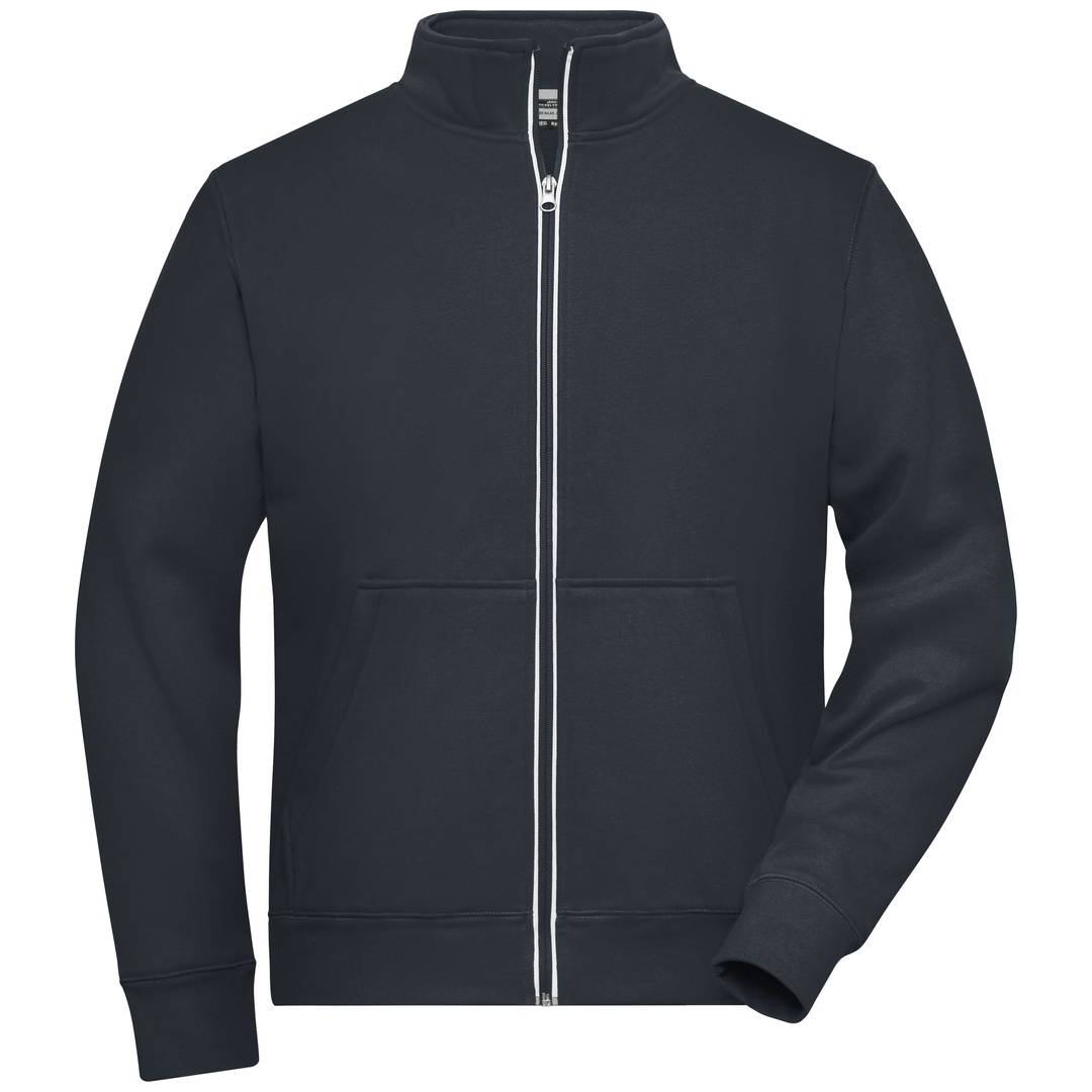 James & Nicholson Fleecejacke Herren JN1810 Gr. 5XL carbon