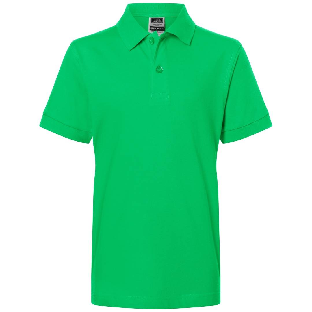 James & Nicholson Poloshirt Kinder JN070K Gr. M-122/128 fern-green