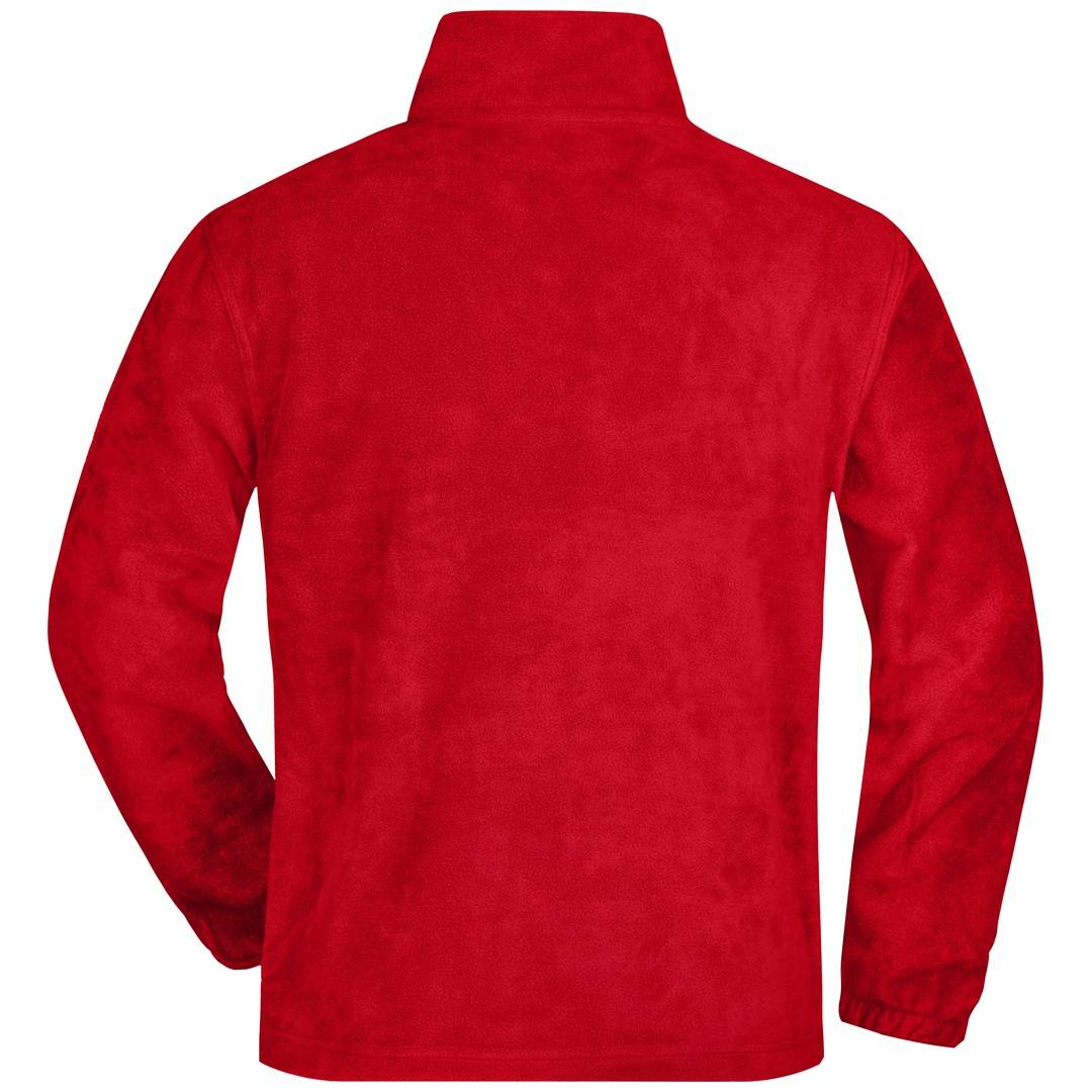 James & Nicholson Sweatshirt in schwerer Fleece-Qualität JN043 Gr. M red