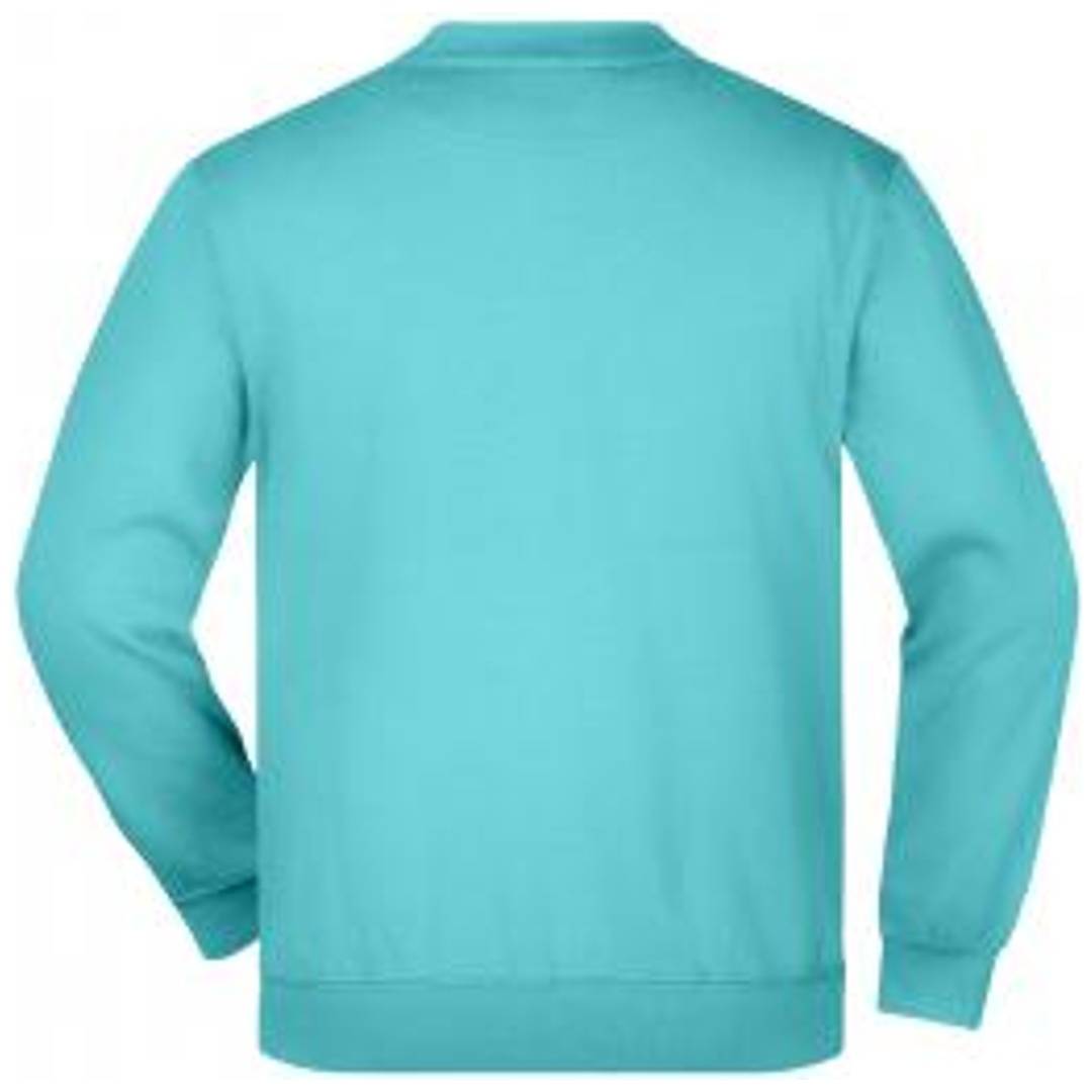 James & Nicholson Klassisches Komfort Rundhals-Sweatshirt Kinder JN040K Gr. XS-104 pacific