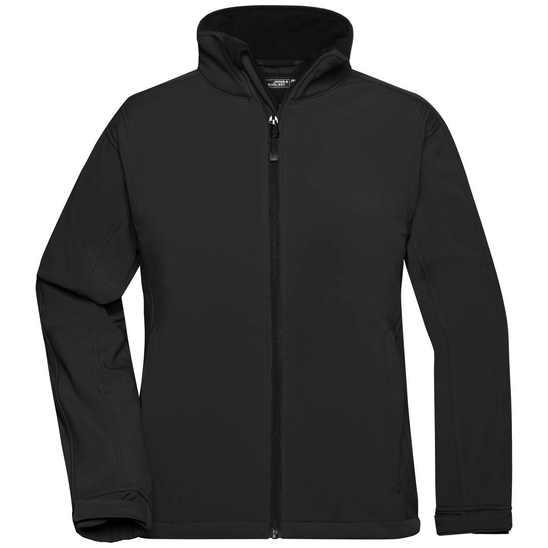 James & Nicholson Softshelljacke Damen JN137 Gr. S schwarz