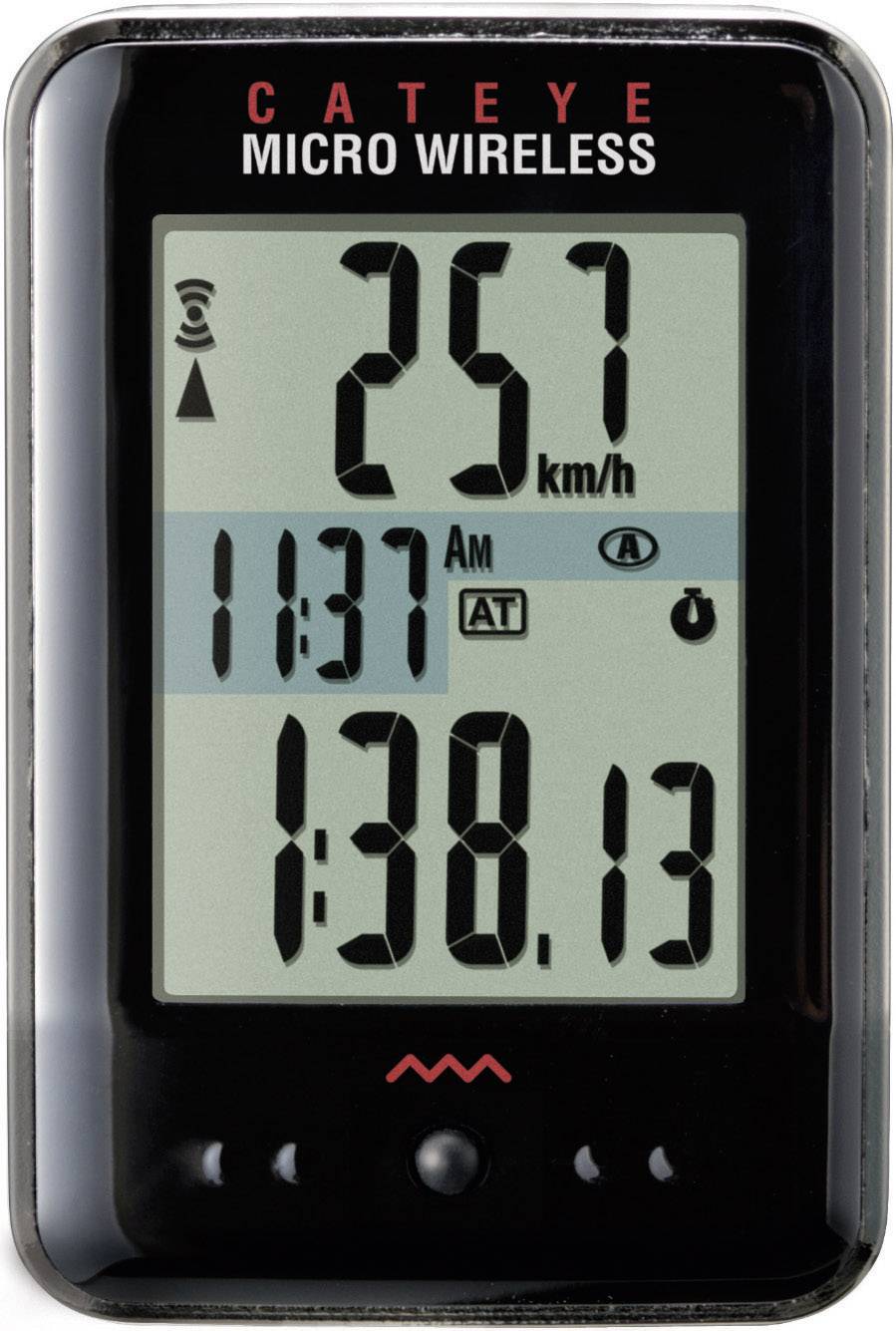 Cateye CC-MC200W Fahrradcomputer, kabellos Analog mit Radsensor