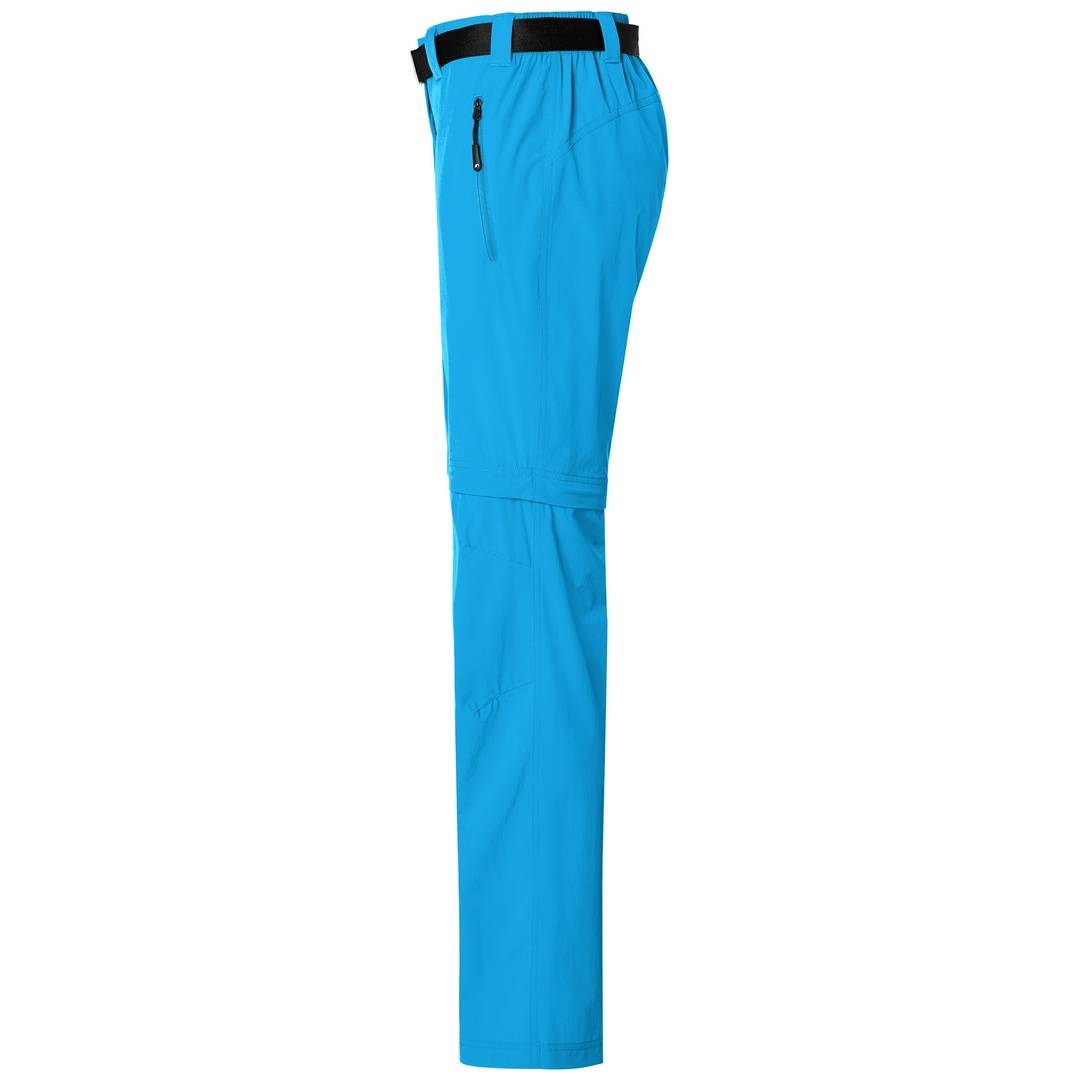 James & Nicholson Zip-Off Trekkinghose Herren JN1202 Gr. M bright-blue