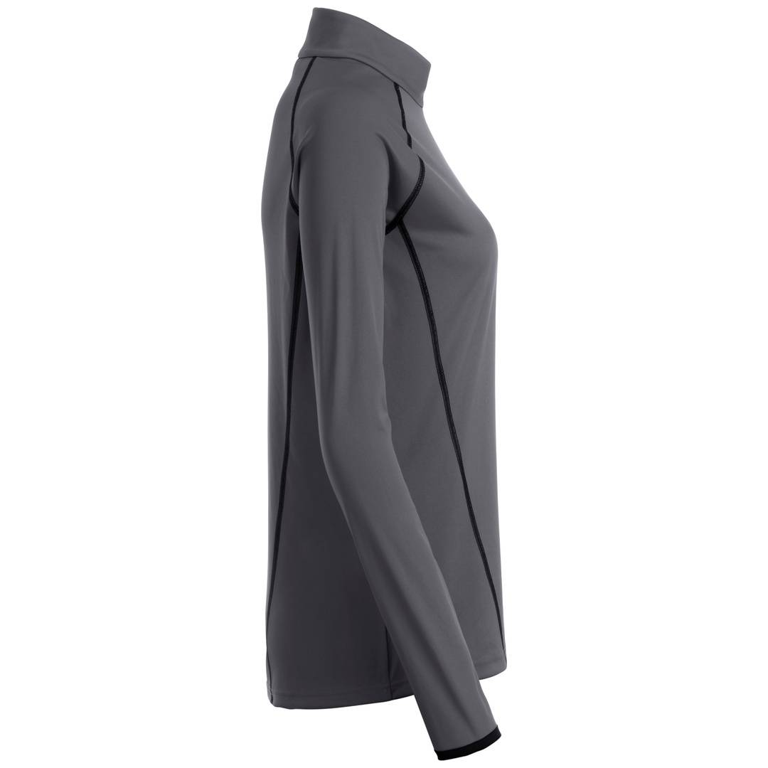 James & Nicholson Langarmshirt Damen JN497 Gr. S titan/black