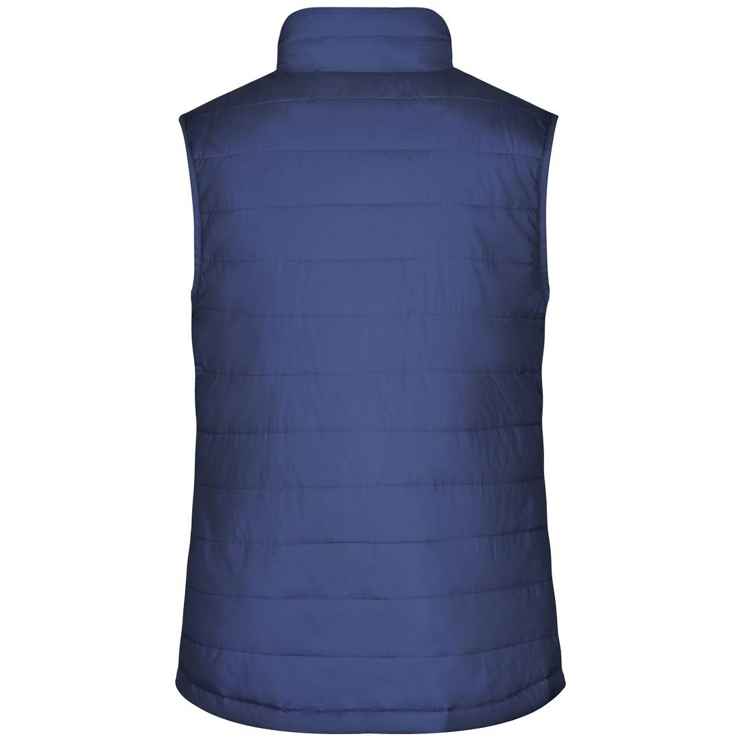 James & Nicholson leichte, wattierte Damensteppweste JN1135 Gr. 2XL navy