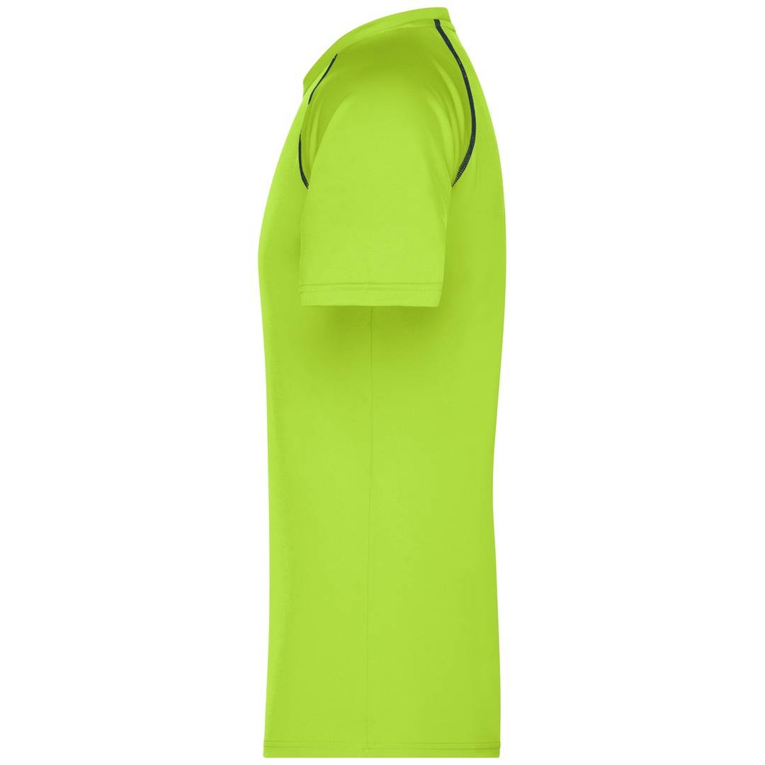 James & Nicholson Funktions-Shirt Herren JN496 Gr. XL bright-yellow/bright-blue