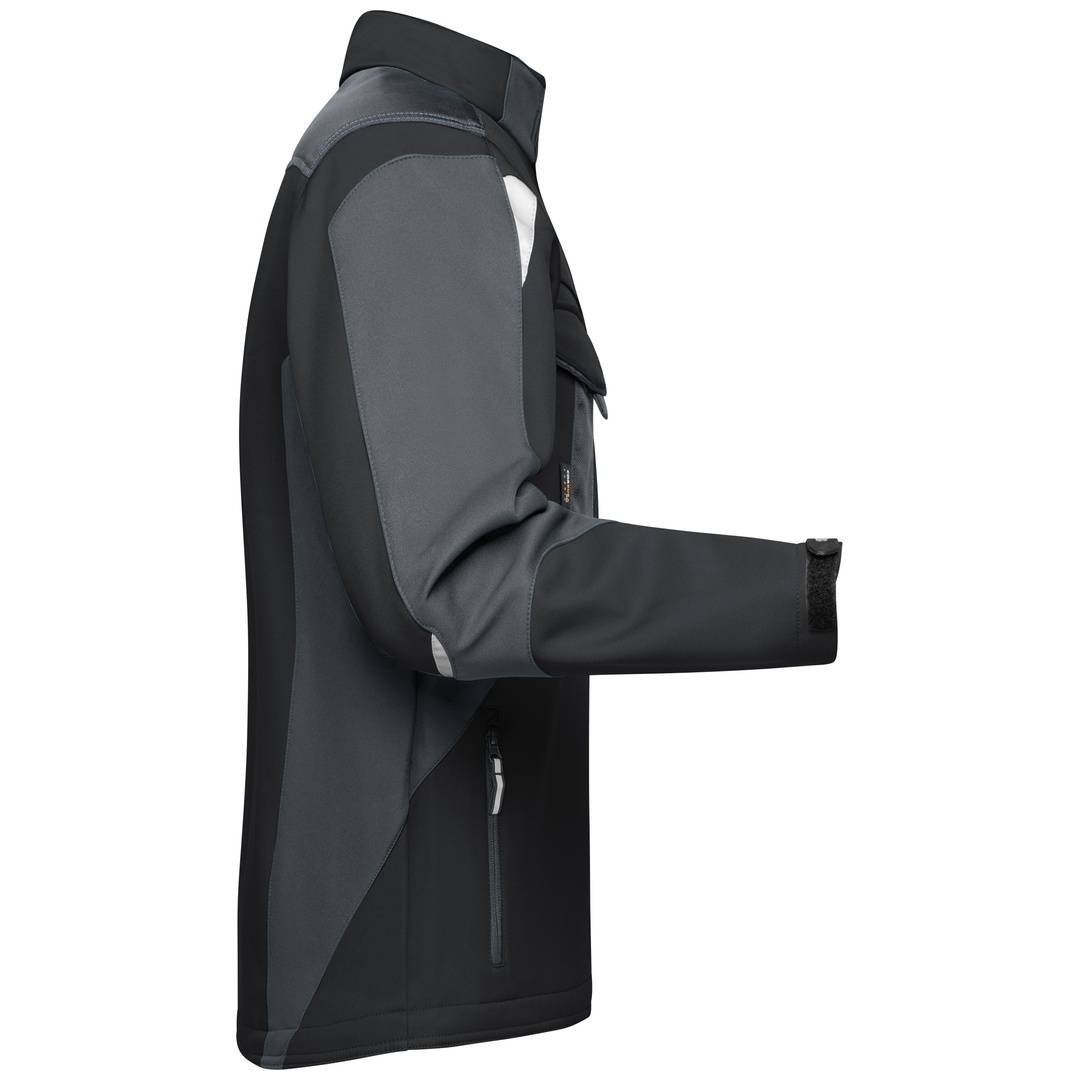 James & Nicholson Professionelle Softshelljacke JN844 Gr. XL black/carbon