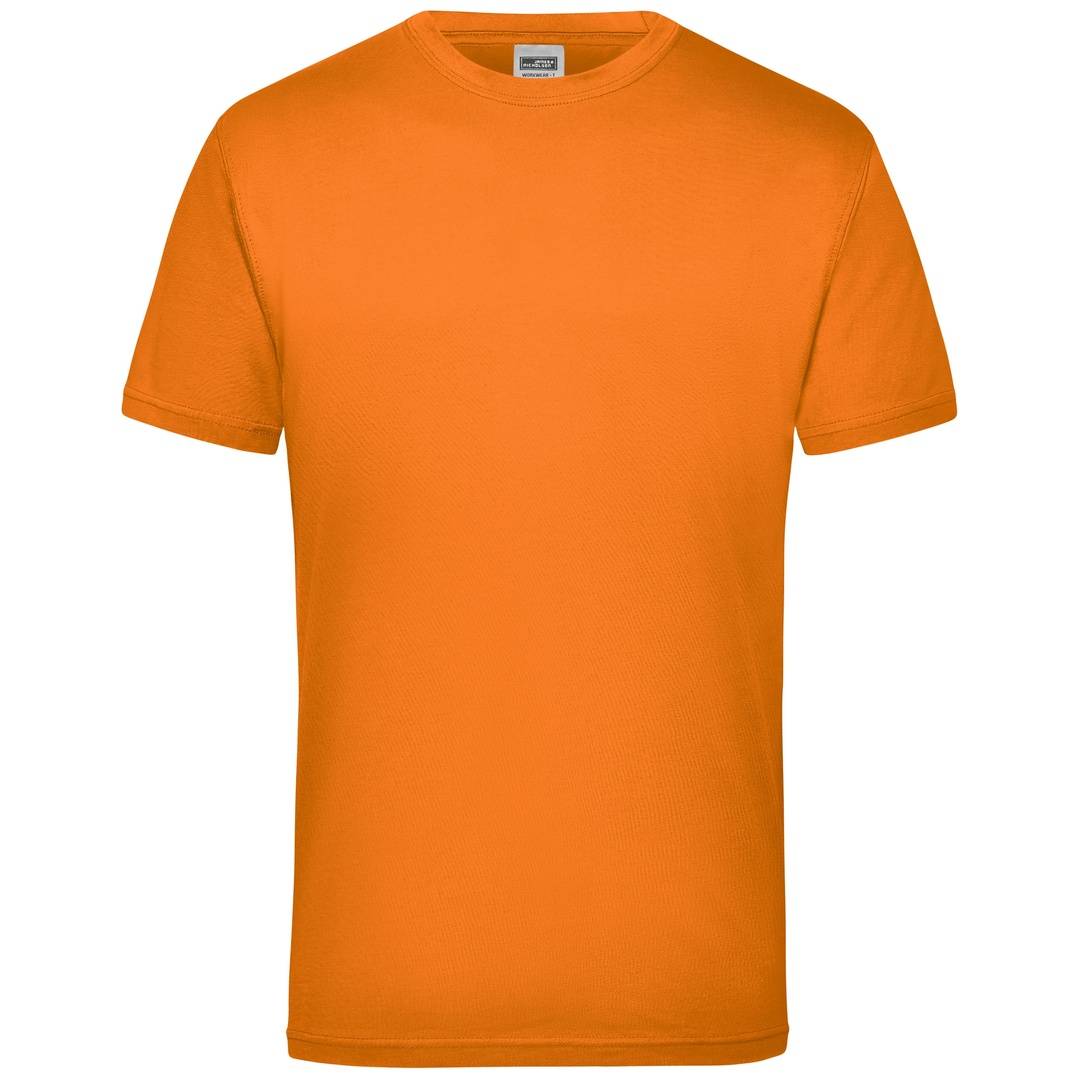 James & Nicholson Workwear T-Shirt Herren JN800 Gr. S orange