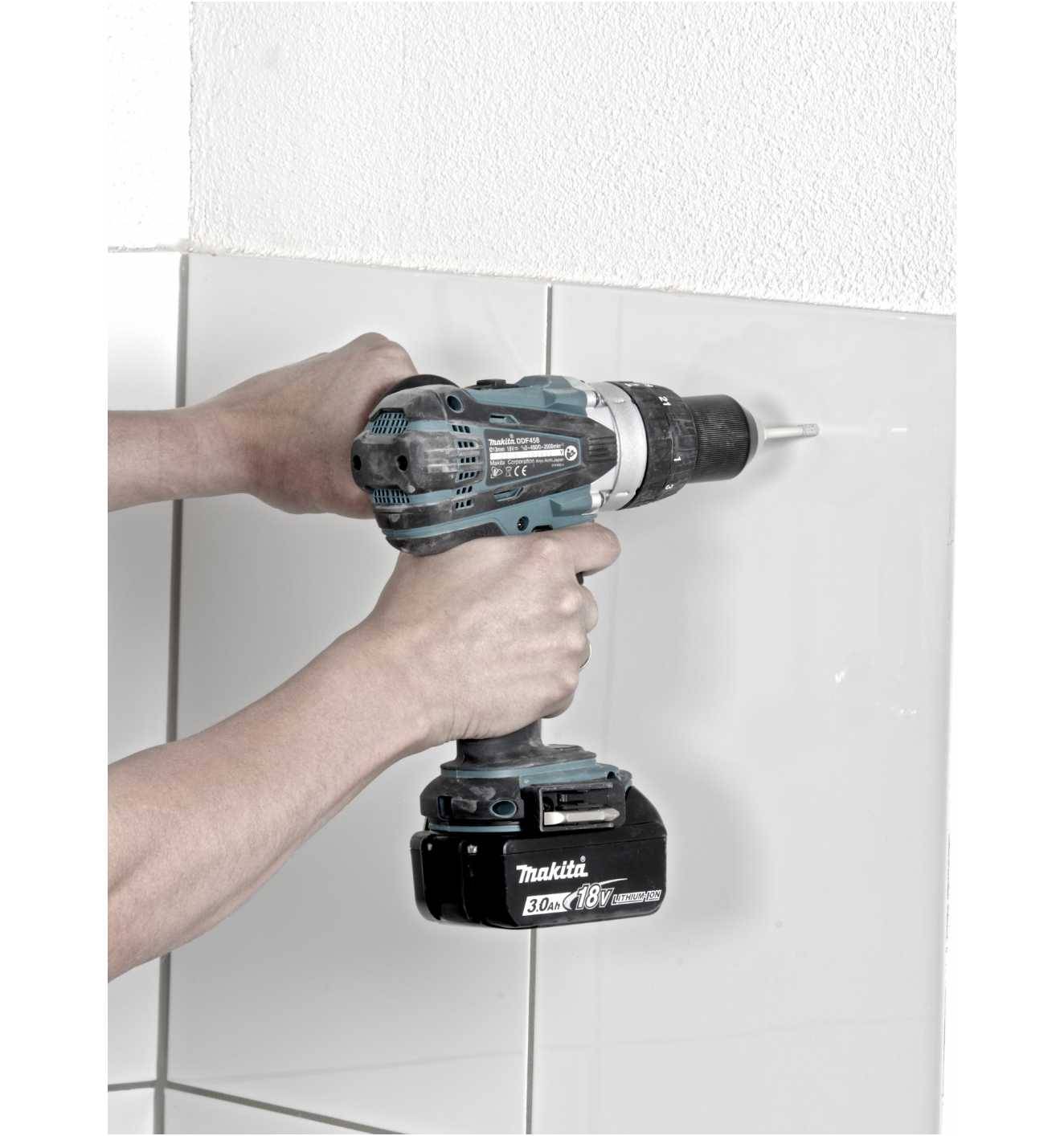 Klingspor DB 600 F Bohrkronen, 6 x 32 mm 1 Segmente 10 mm, geschlossener Rand 1/4 Bit, sechskant