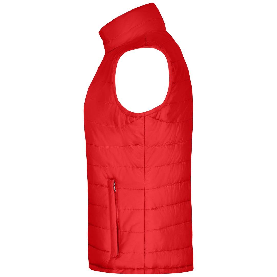 James & Nicholson leichte, wattierte Damensteppweste JN1135 Gr. XL rot