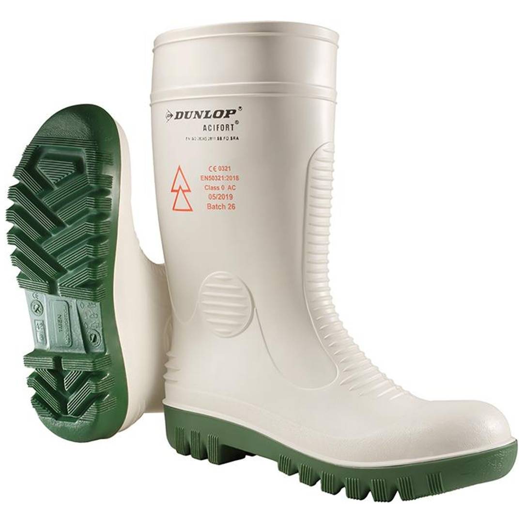 Stiefel Dunlop Acifort High Voltage,white,Gr.43 - Artikel: 8713197347675