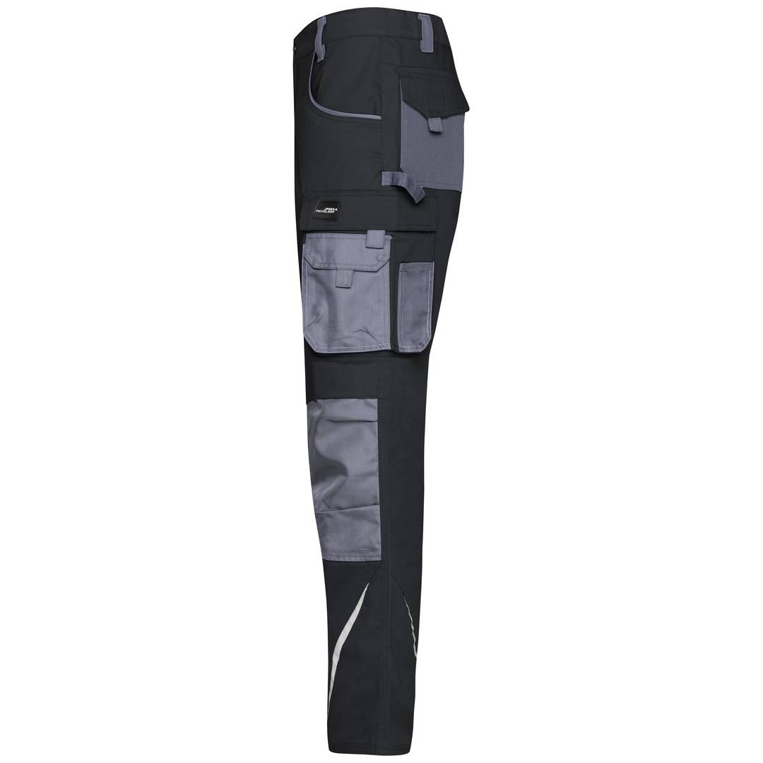 James & Nicholson Arbeitsbundhose JN832 Gr. 48 black/carbon
