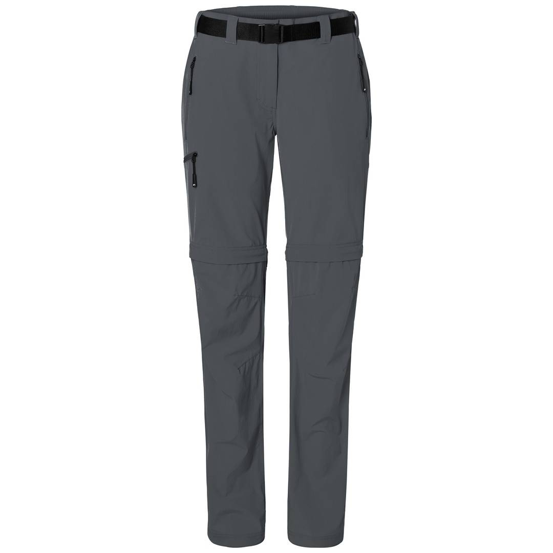 James & Nicholson Zip-Off Trekkinghose Herren JN1202 Gr. S carbon
