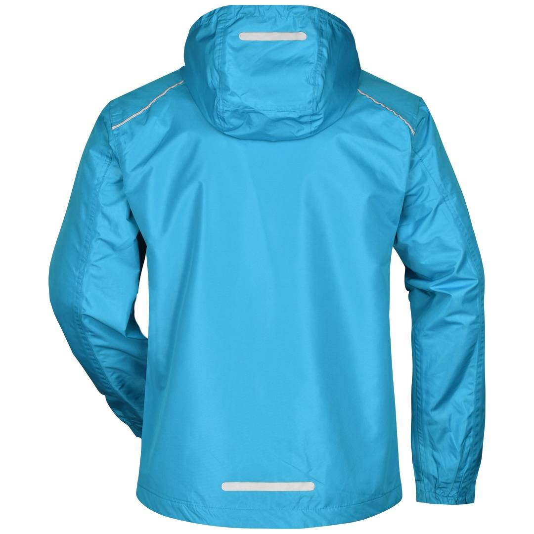 James &amp; Nicholson Sportliche, funktionale Outdoorjacke Herren JN1118 Gr. XL turquoise/iron-grey
