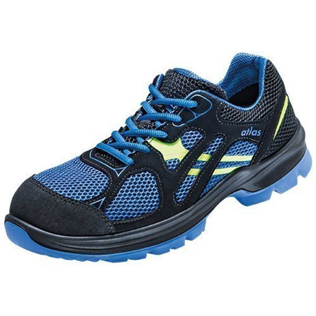 Atlas Sicherheitshalbschuh FLASH 4000 S1 ESD SRC DGUV W14 Gr. 41 schwarz/blau
