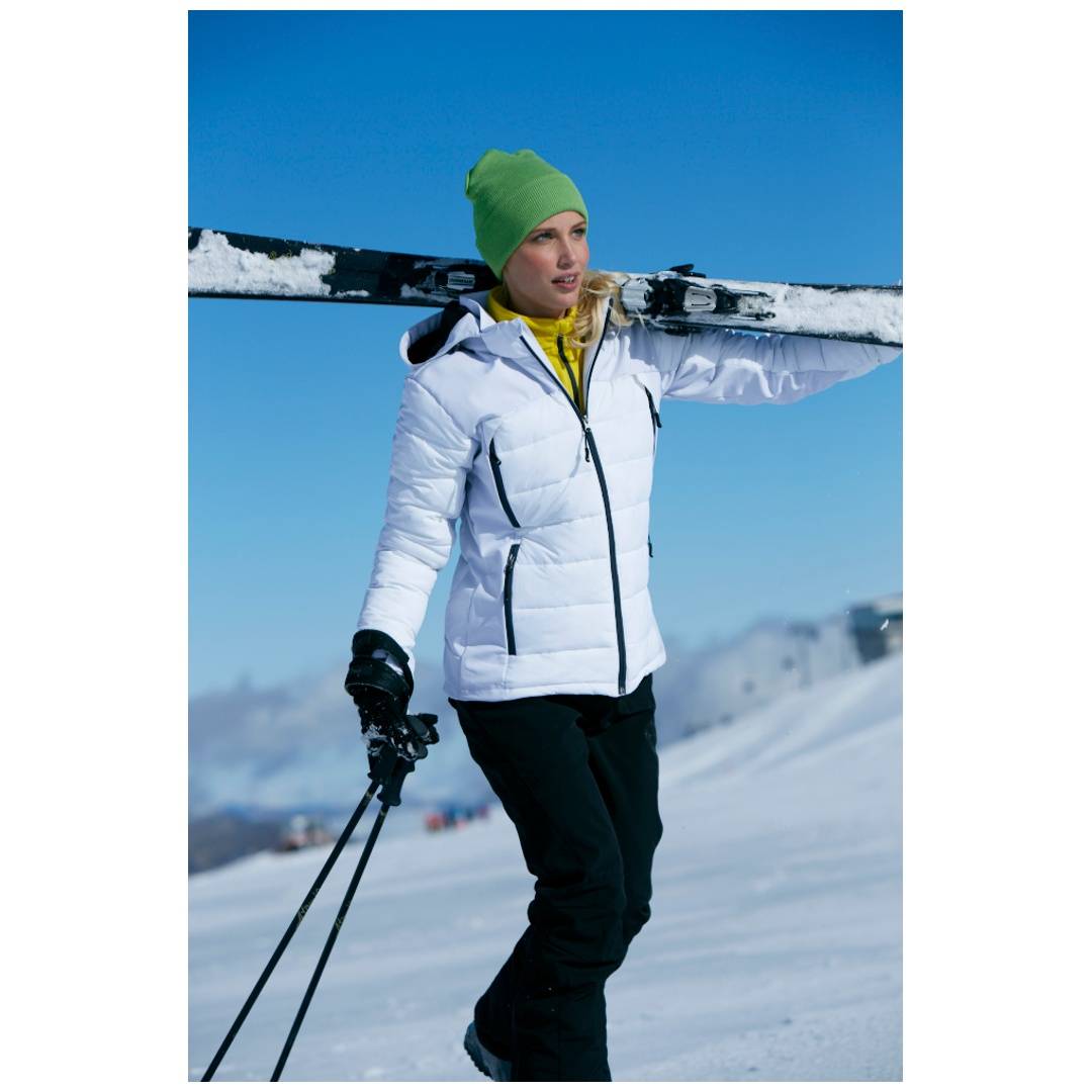 James & Nicholson Ladies Outdoor Hybrid Jacket JN1049 Gr. L white