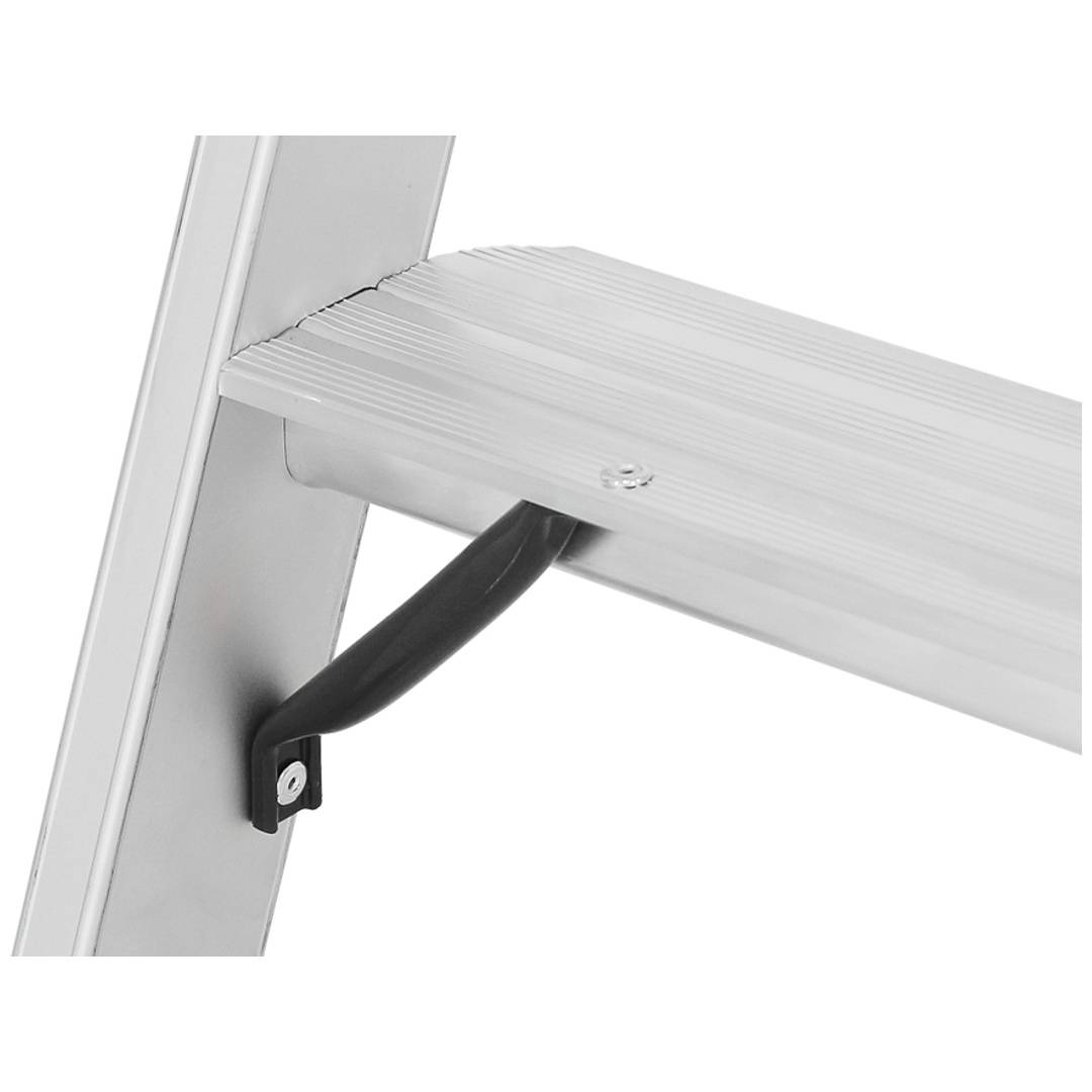 Hymer Stufenstehleiter mit Plattform, einseitig begehbar, 5 Stufen, Standhöhe 1,11 m